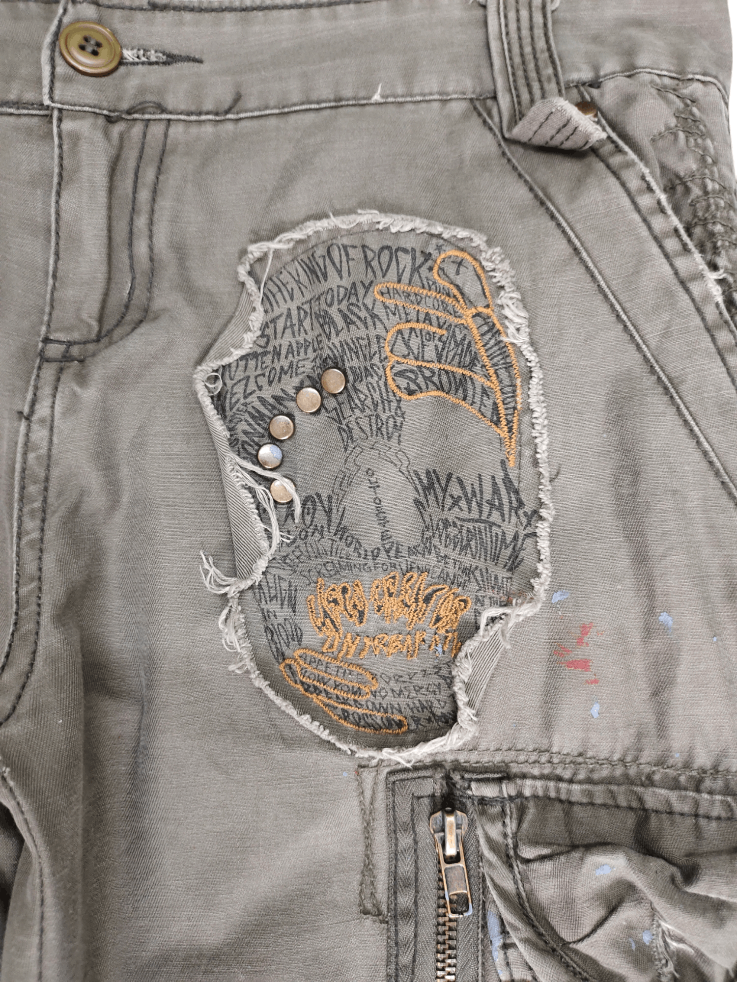 Hysteric Glamour Brocoon Search & Destroy Multipocket Tactical Cargo Pant Y2k Size US 32 / EU 48 - 7 Thumbnail