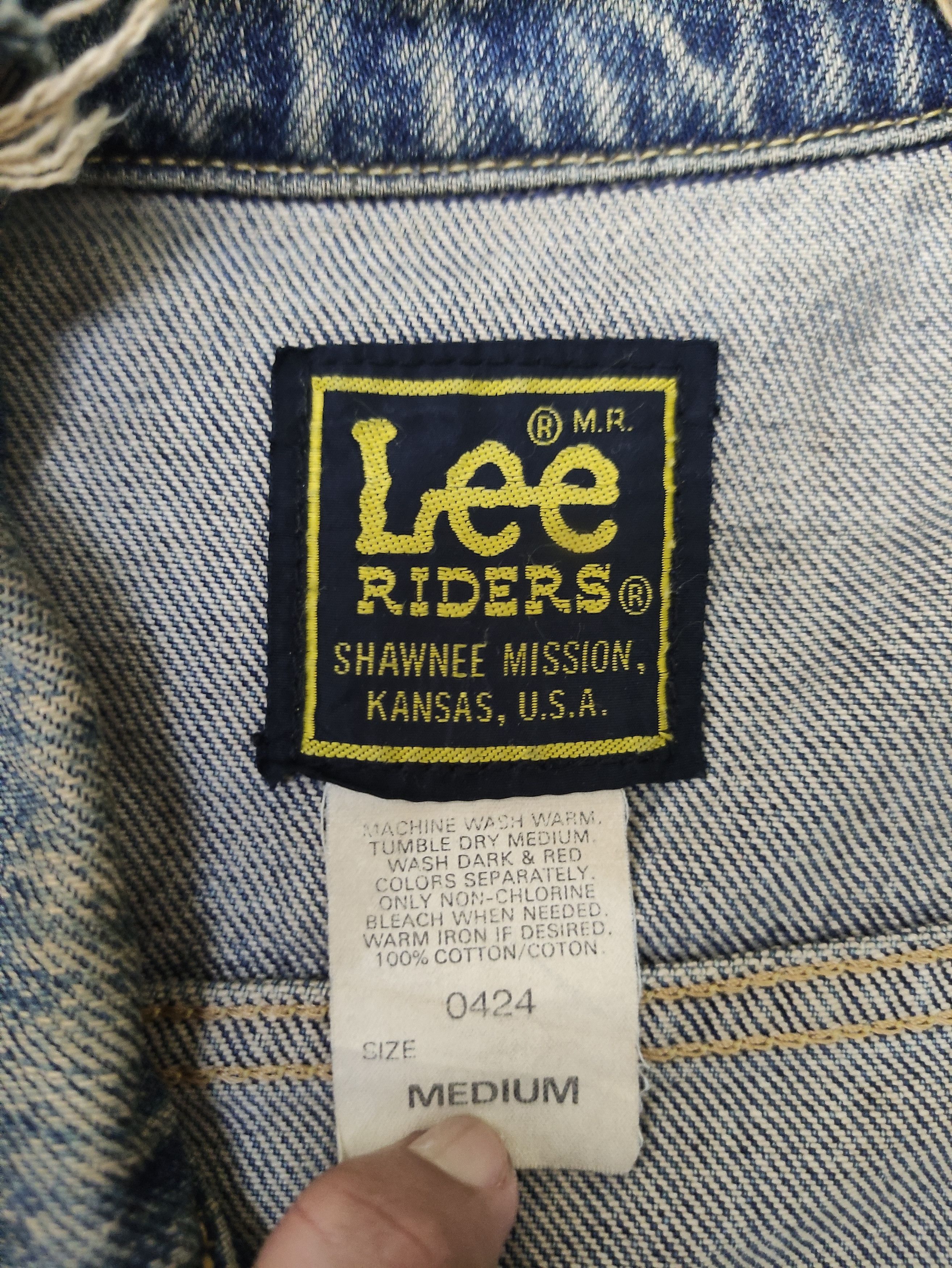 Lee Vintage Lee Riders Trucker Distressed Denim Jacket Size US M / EU 48-50 / 2 - 4 Thumbnail