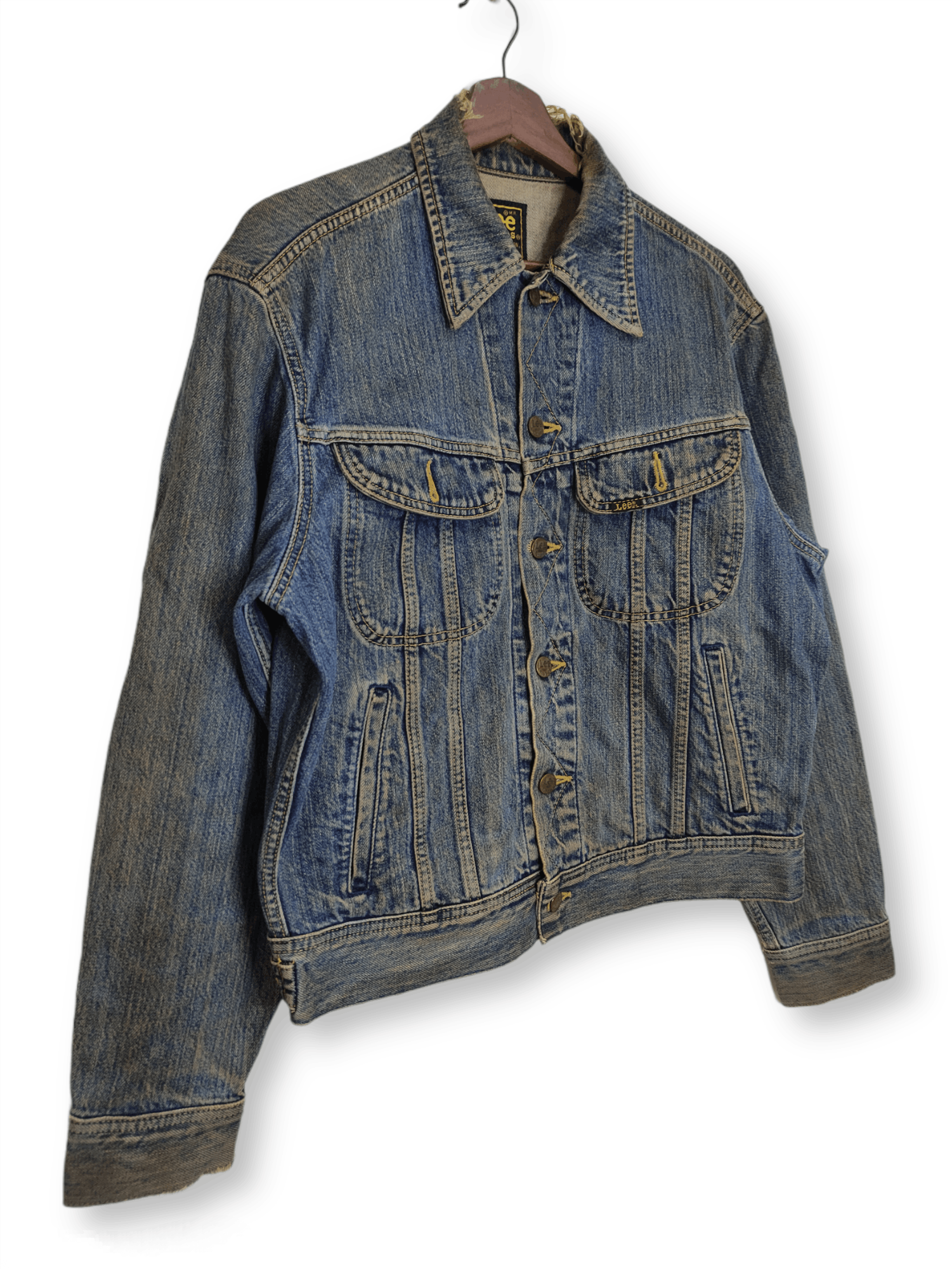 Lee Vintage Lee Riders Trucker Distressed Denim Jacket Size US M / EU 48-50 / 2 - 3 Thumbnail