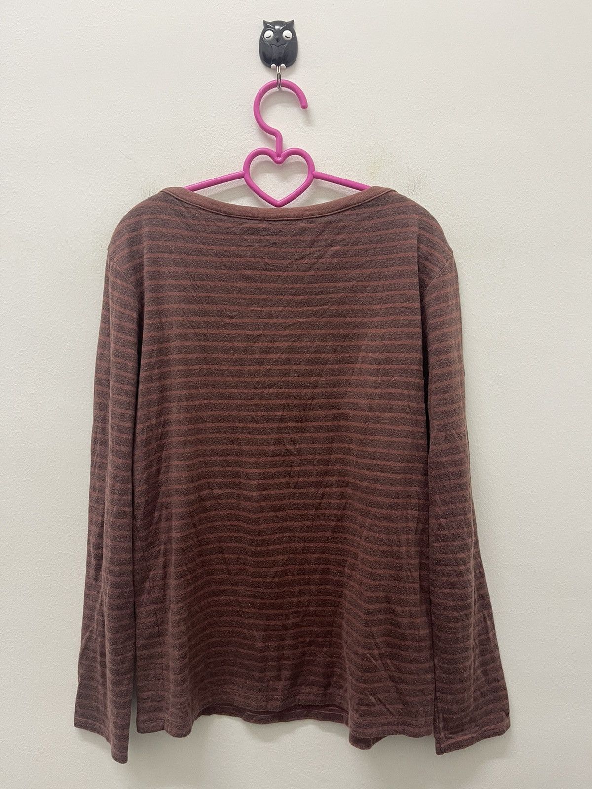 Yohji Yamamoto Vintage INED HOMME By Yohji Yamamoto Button Neck Striped Size US S / EU 44-46 / 1 - 6 Thumbnail
