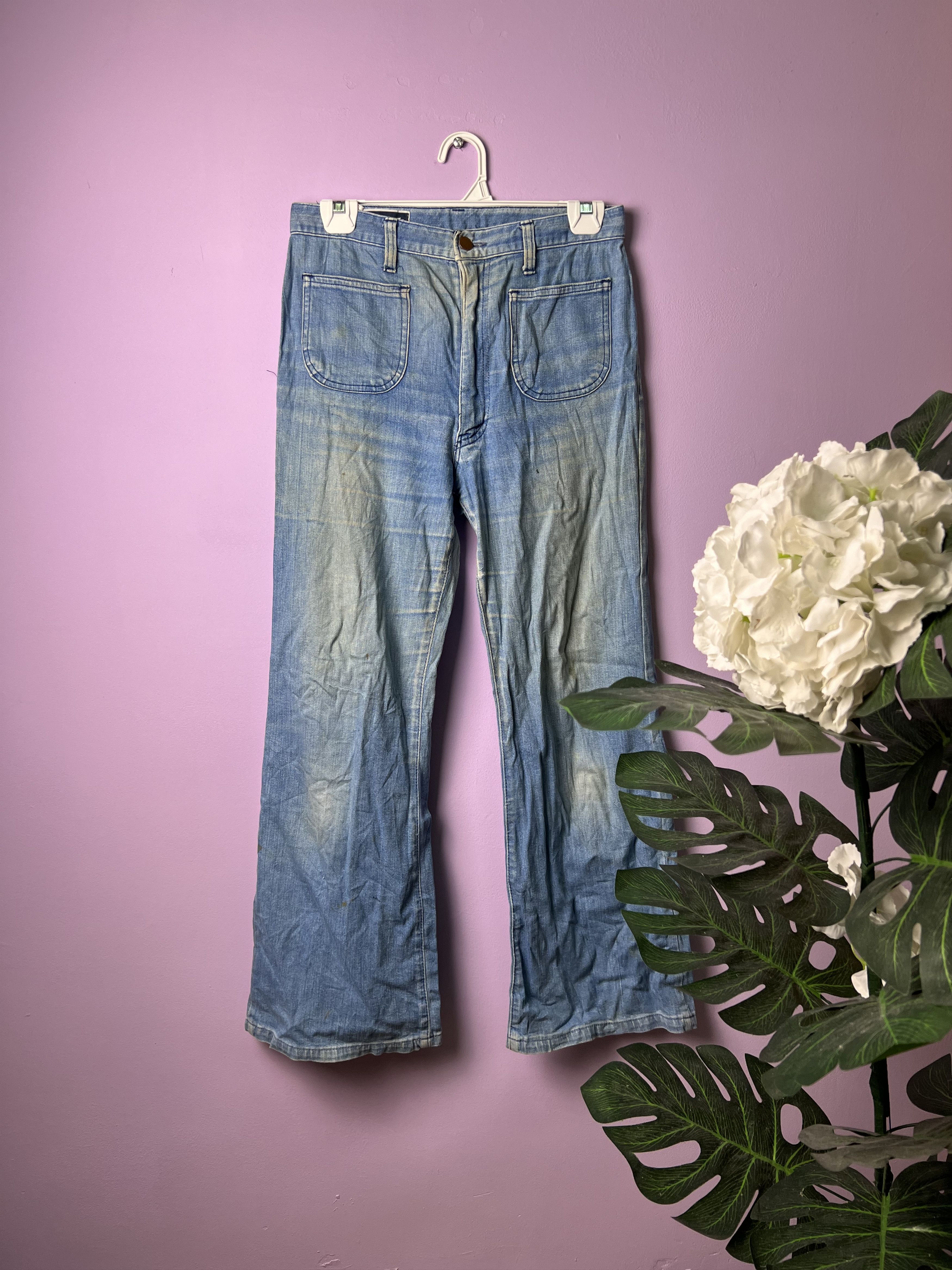 Japanese Brand 🔥Rare Vintage Bobson Too-too Bush Pants Denim Size US 29 - 1 Thumbnail