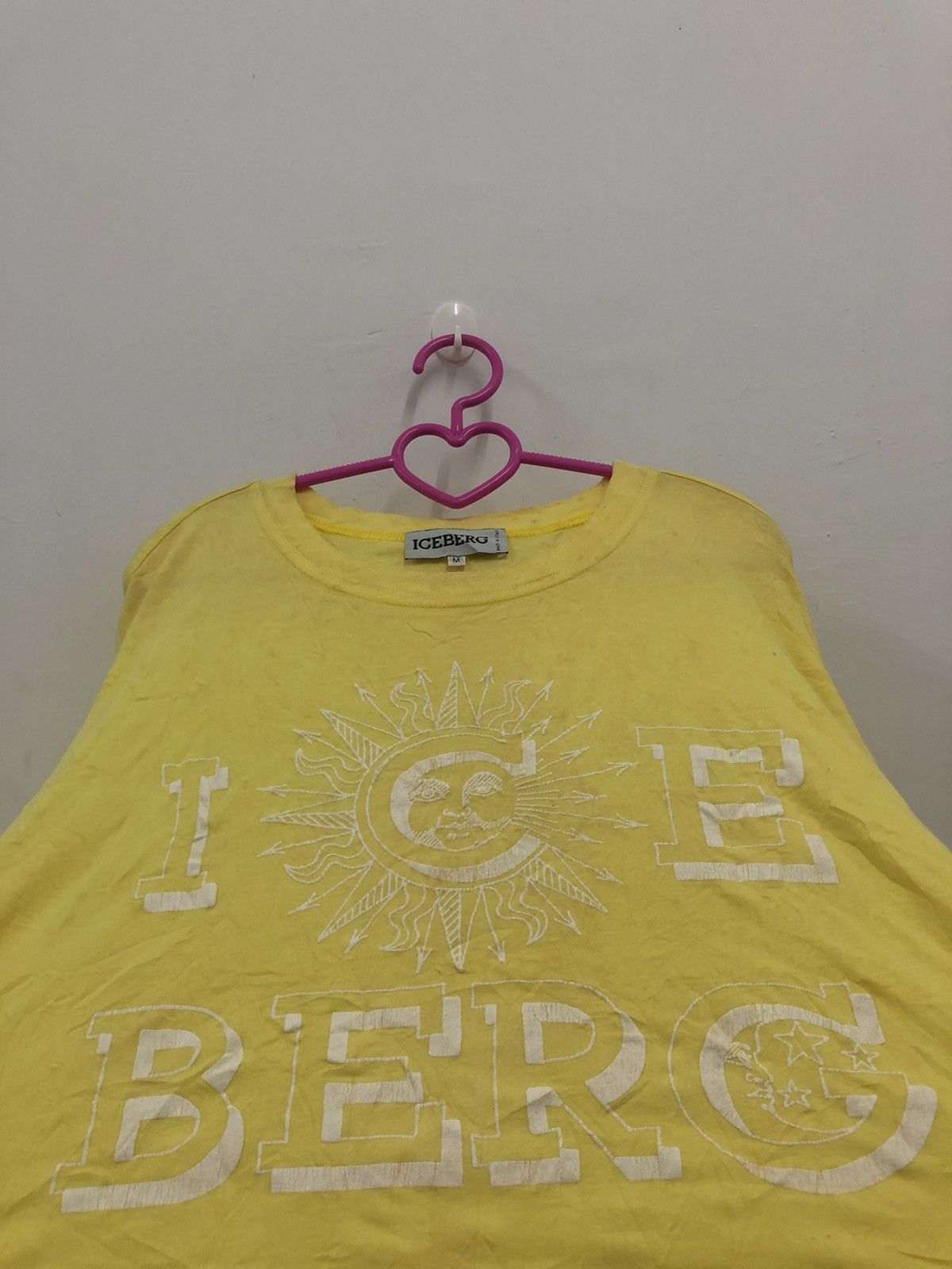 Iceberg Rare 90s Vintage ICEBERG Sun Moon Spell Out Luxury Shirt Size US M / EU 48-50 / 2 - 2 Thumbnail
