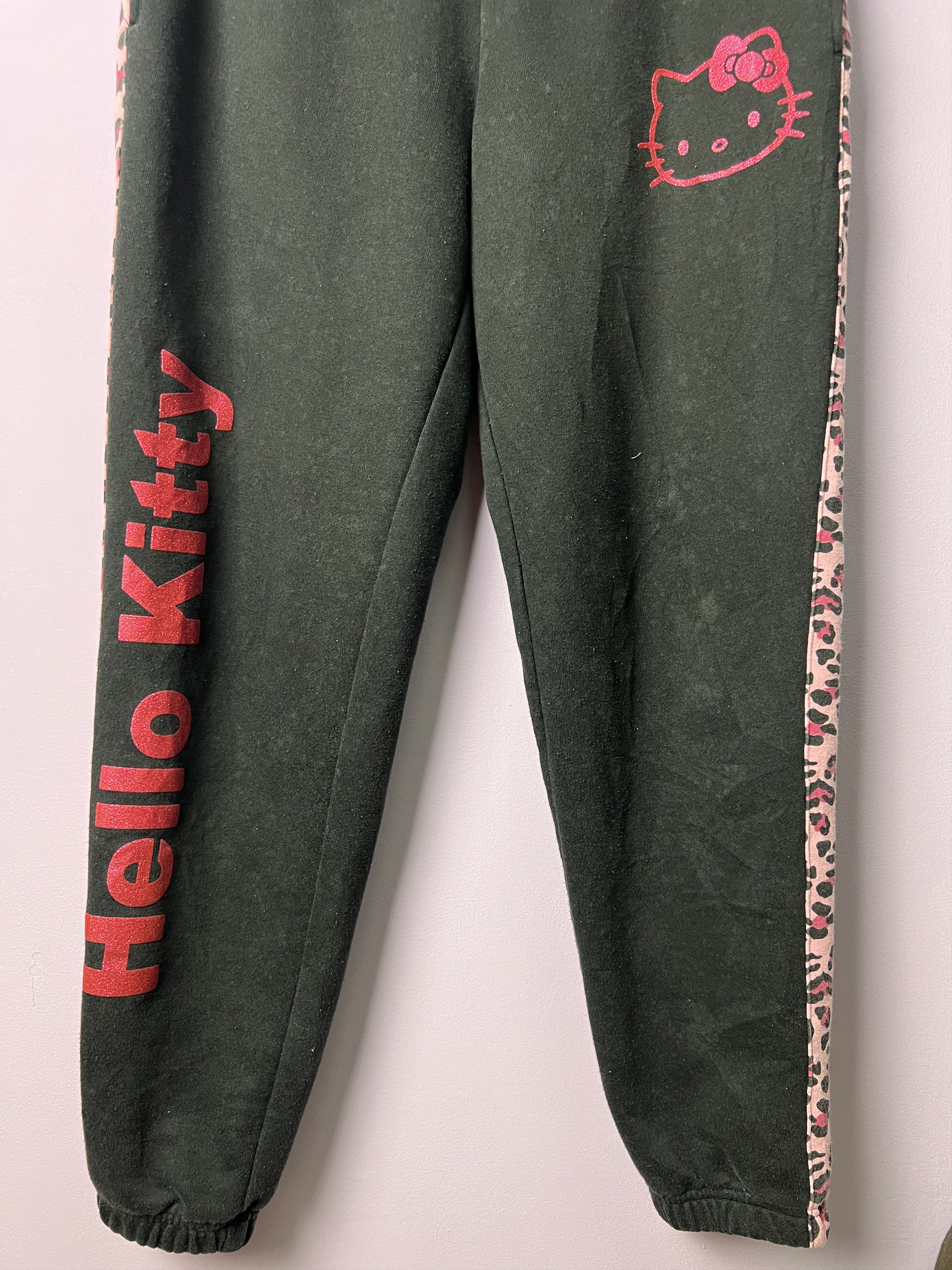 Cartoon Network 🔥Vintage Hello Kitty Tiger Stripe Sweatpants Jogger Size 30" / US 8 / IT 44 - 4 Thumbnail