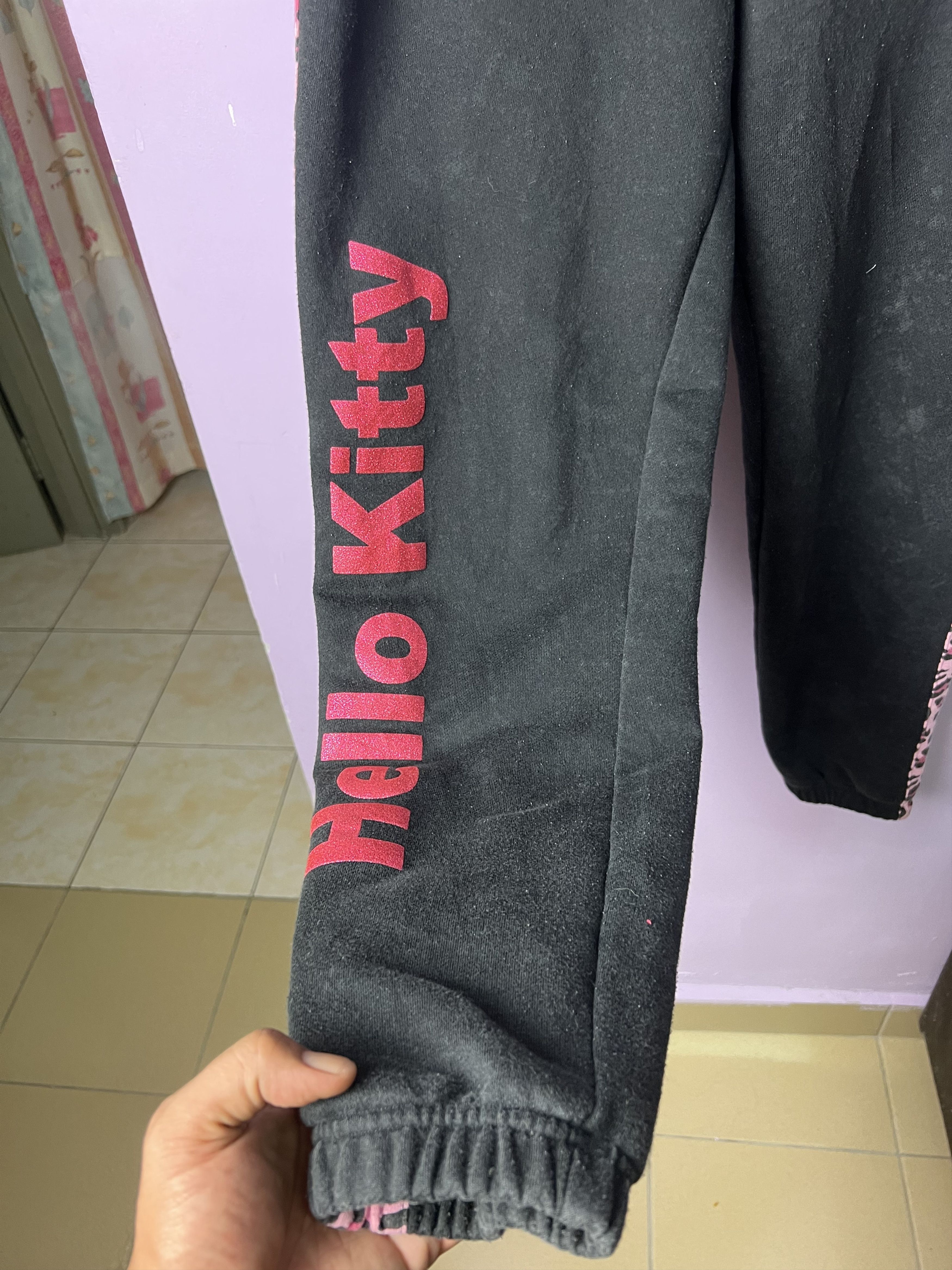 Cartoon Network 🔥Vintage Hello Kitty Tiger Stripe Sweatpants Jogger Size 30" / US 8 / IT 44 - 7 Thumbnail