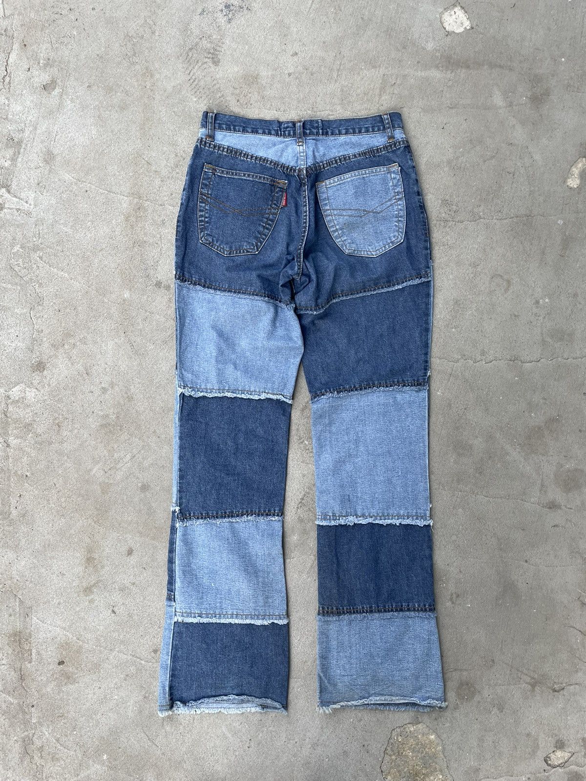 Beauty Beast Vintage Japanese Denim Flared Patchwork Jeans Rare Size US 30 / EU 46 - 3 Thumbnail