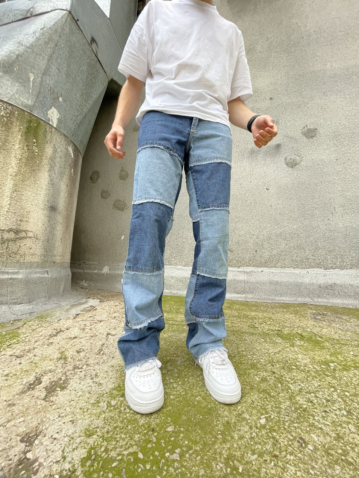 Beauty Beast Vintage Japanese Denim Flared Patchwork Jeans Rare Size US 30 / EU 46 - 5 Thumbnail