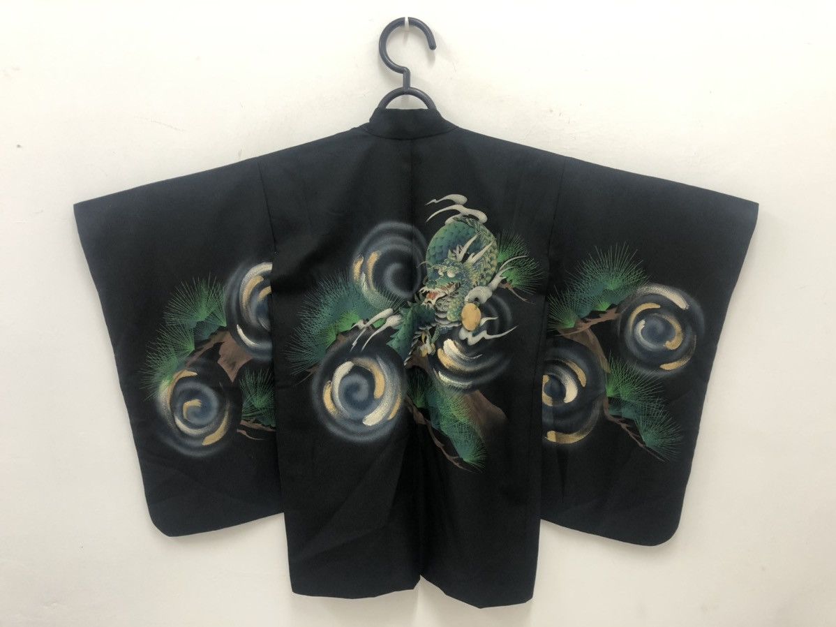 Karakuri Tamashii Rare Vintage Dragon Japan Traditional Sukajan Yakuza Kimono Size US S / EU 44-46 / 1 - 1 Thumbnail