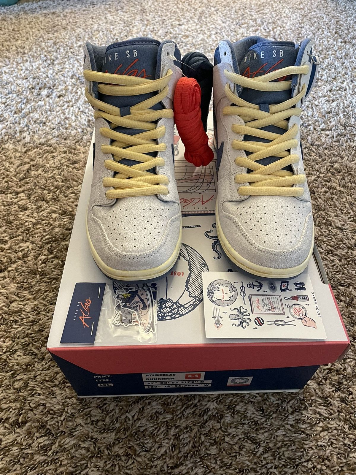 Nike Nike SB X Atlas Dunk High Size 8.5 Special Box & Accessories Size US 8.5 / EU 41-42 - 1 Thumbnail