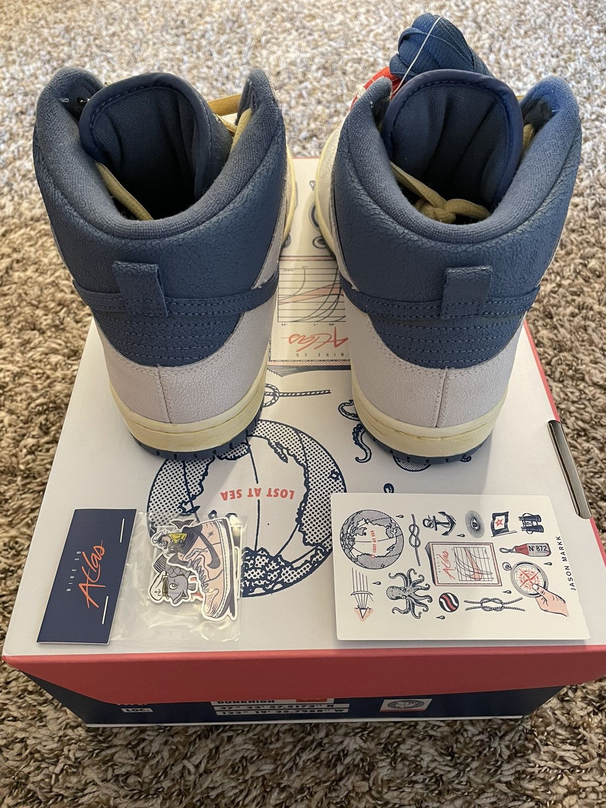 Nike Nike SB X Atlas Dunk High Size 8.5 Special Box & Accessories Size US 8.5 / EU 41-42 - 4 Thumbnail