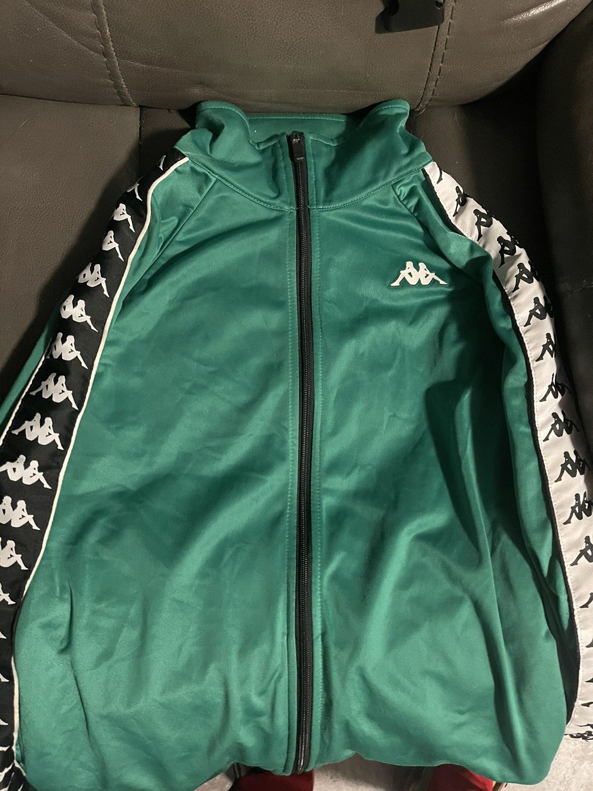 Kappa green tracksuit on sale