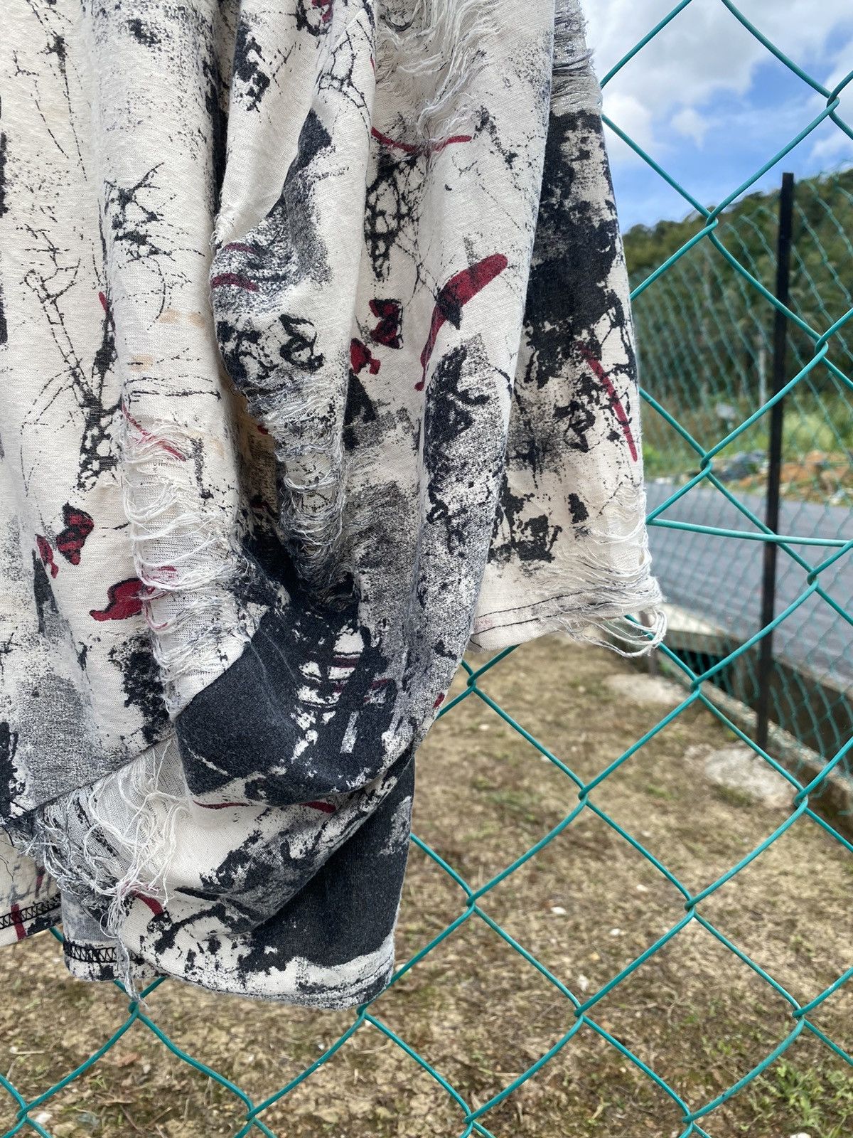 14th Addiction × If Six Was Nine × Japanese Brand Distressed Edge Line Like Punk Style Size XL / US 12-14 / IT 48-50 - 4 Thumbnail