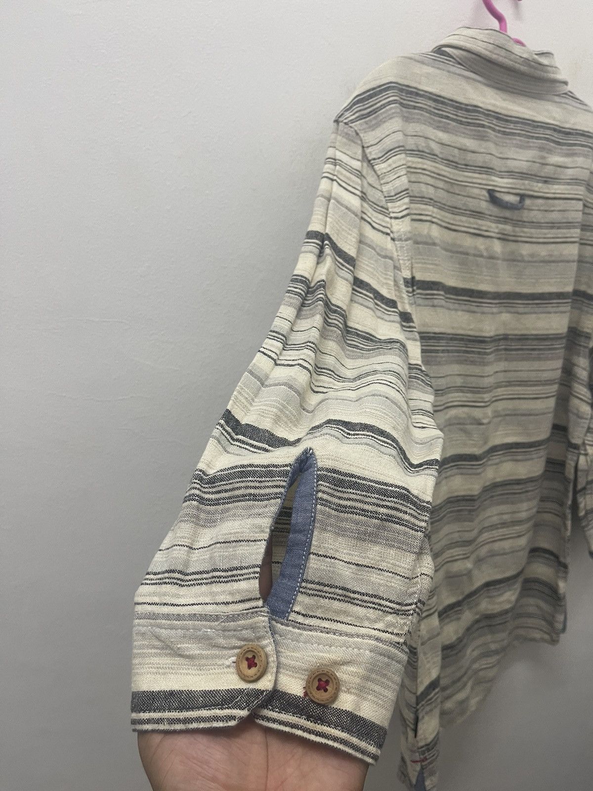 Japanese Brand Rare Vintage LOKY THE BLACKPAGE Striped Double Pockets Size US L / EU 52-54 / 3 - 7 Thumbnail