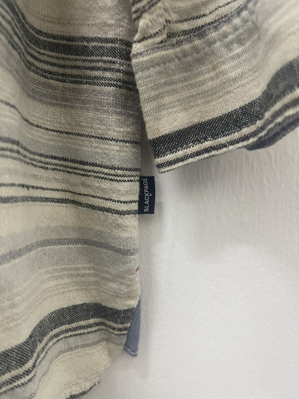 Japanese Brand Rare Vintage LOKY THE BLACKPAGE Striped Double Pockets Size US L / EU 52-54 / 3 - 2 Thumbnail