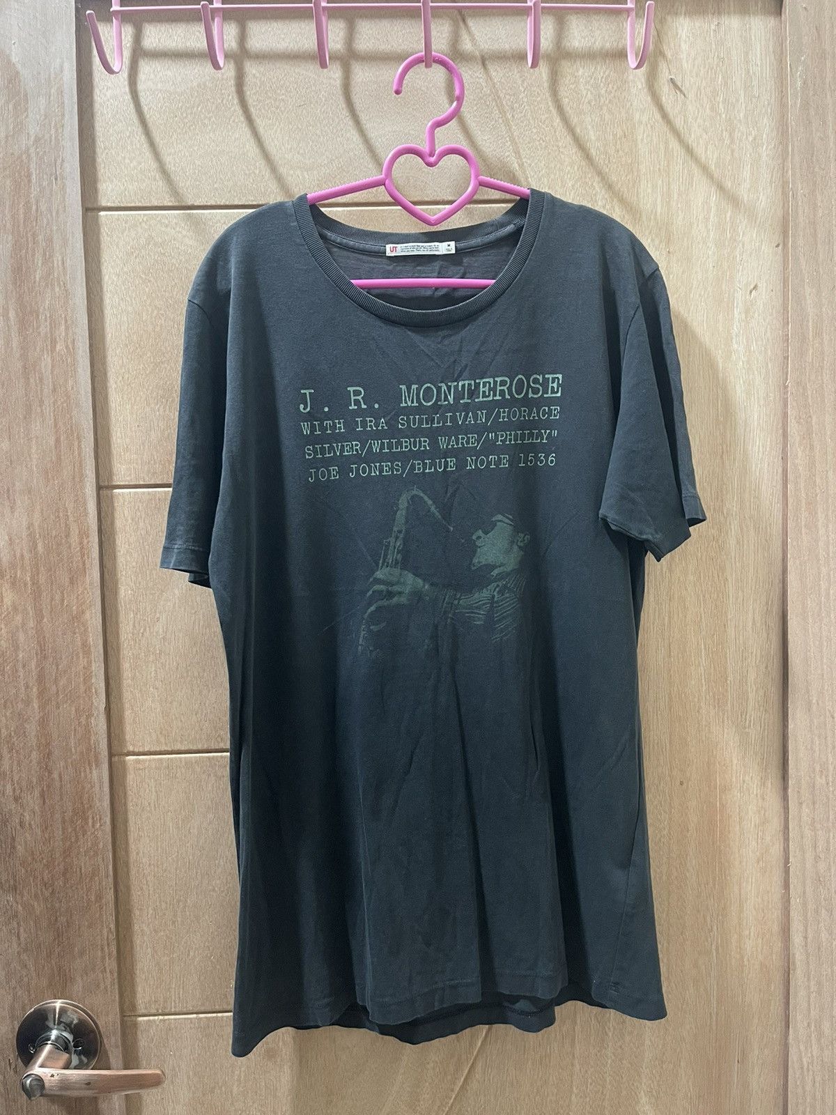 image of Band Tees x Rock T Shirt Vintage J. R. Monterose & Friends X Uniqlo in Black, Men's (Size Medium)