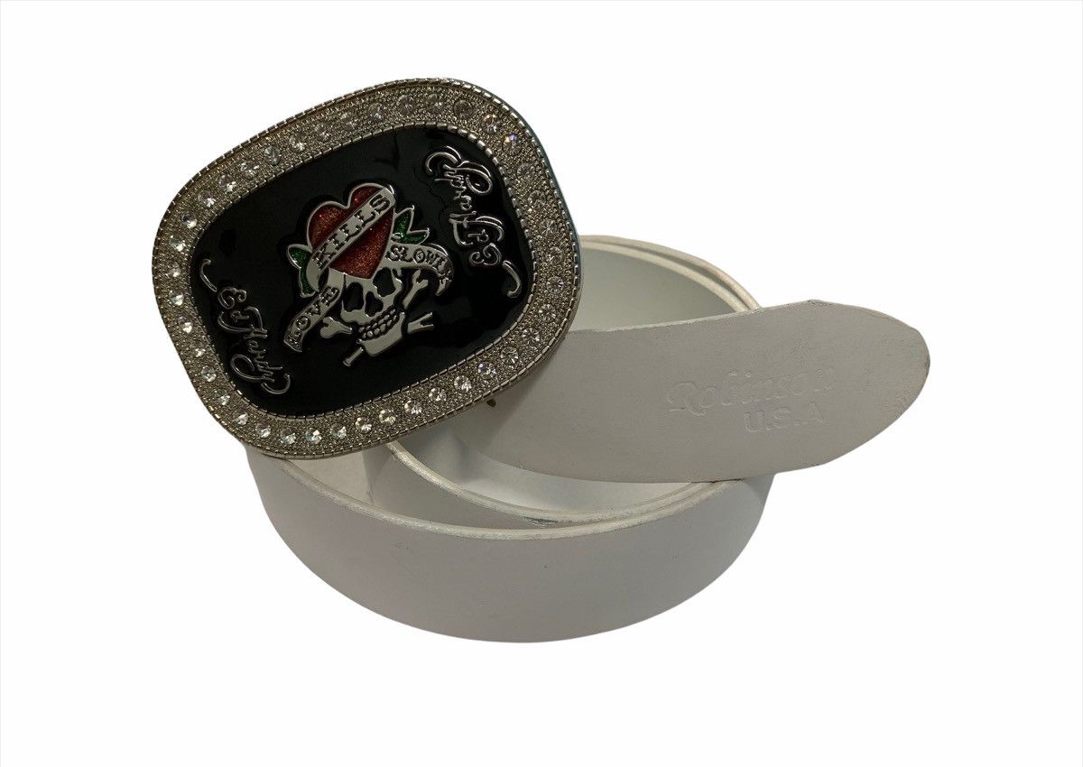 Ed Hardy 💀Ed Hardy Rhinestone Skulls Love Belts Size ONE SIZE - 2 Thumbnail