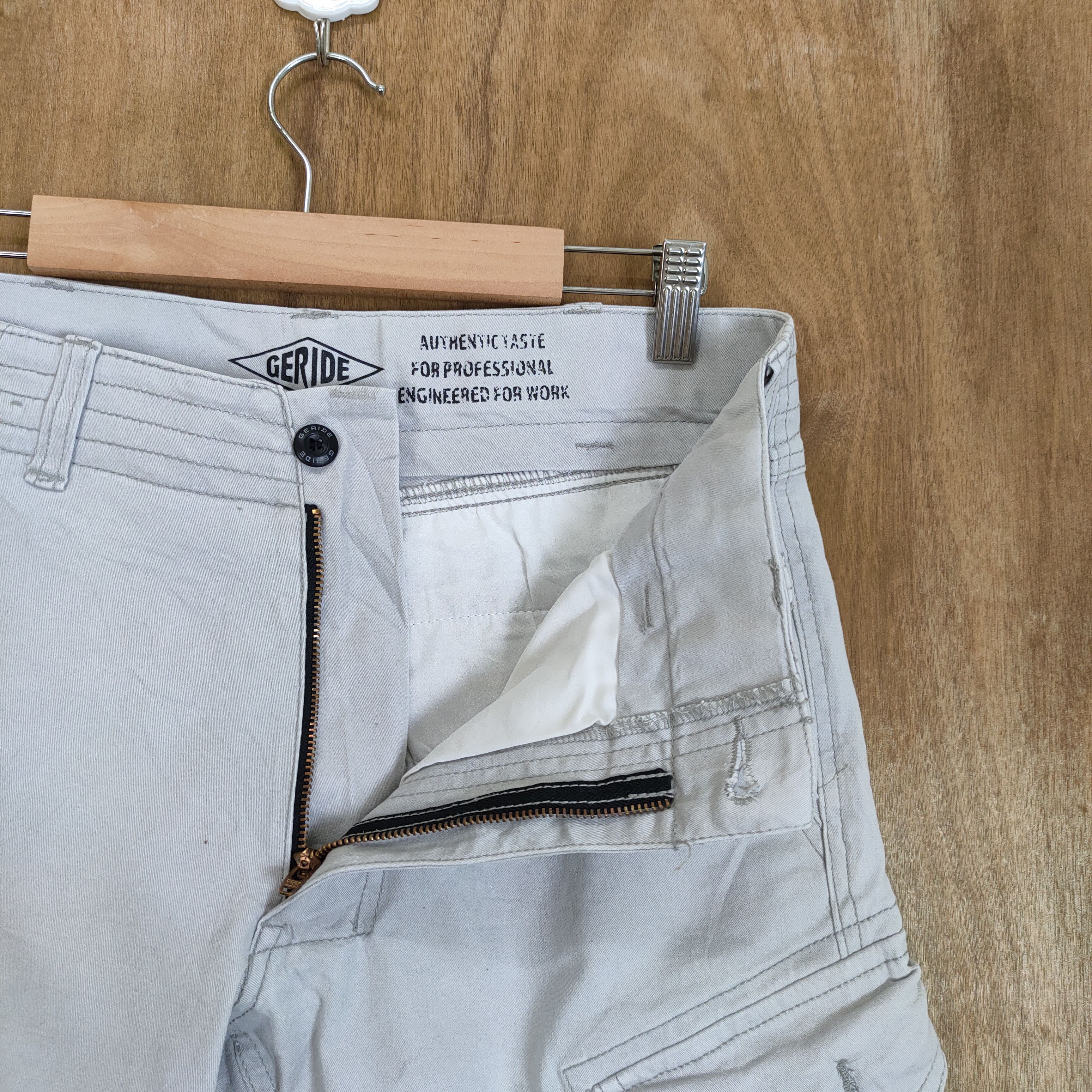 Japanese Brand × White's Boots VINTAGE GERIDE WHITE CARGO PANTS Size US 30 / EU 46 - 11 Thumbnail