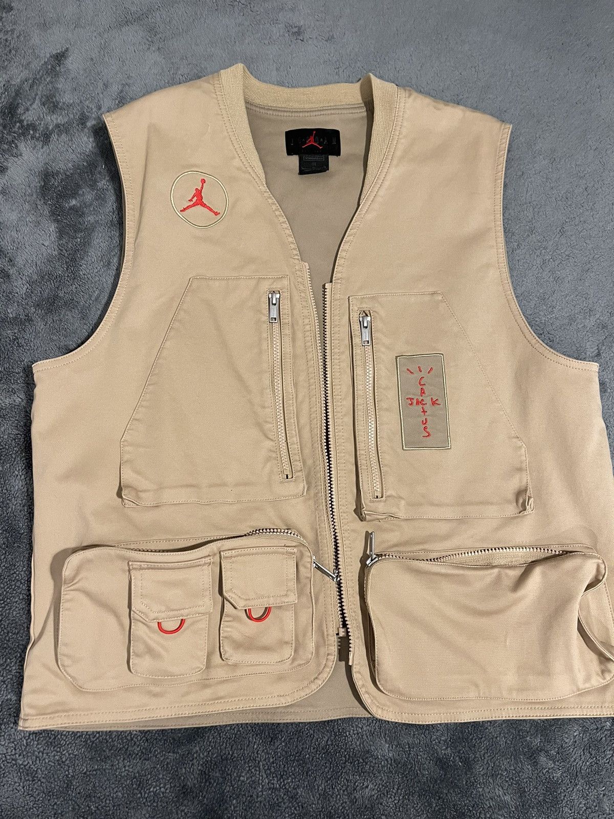 travis scott khaki vest
