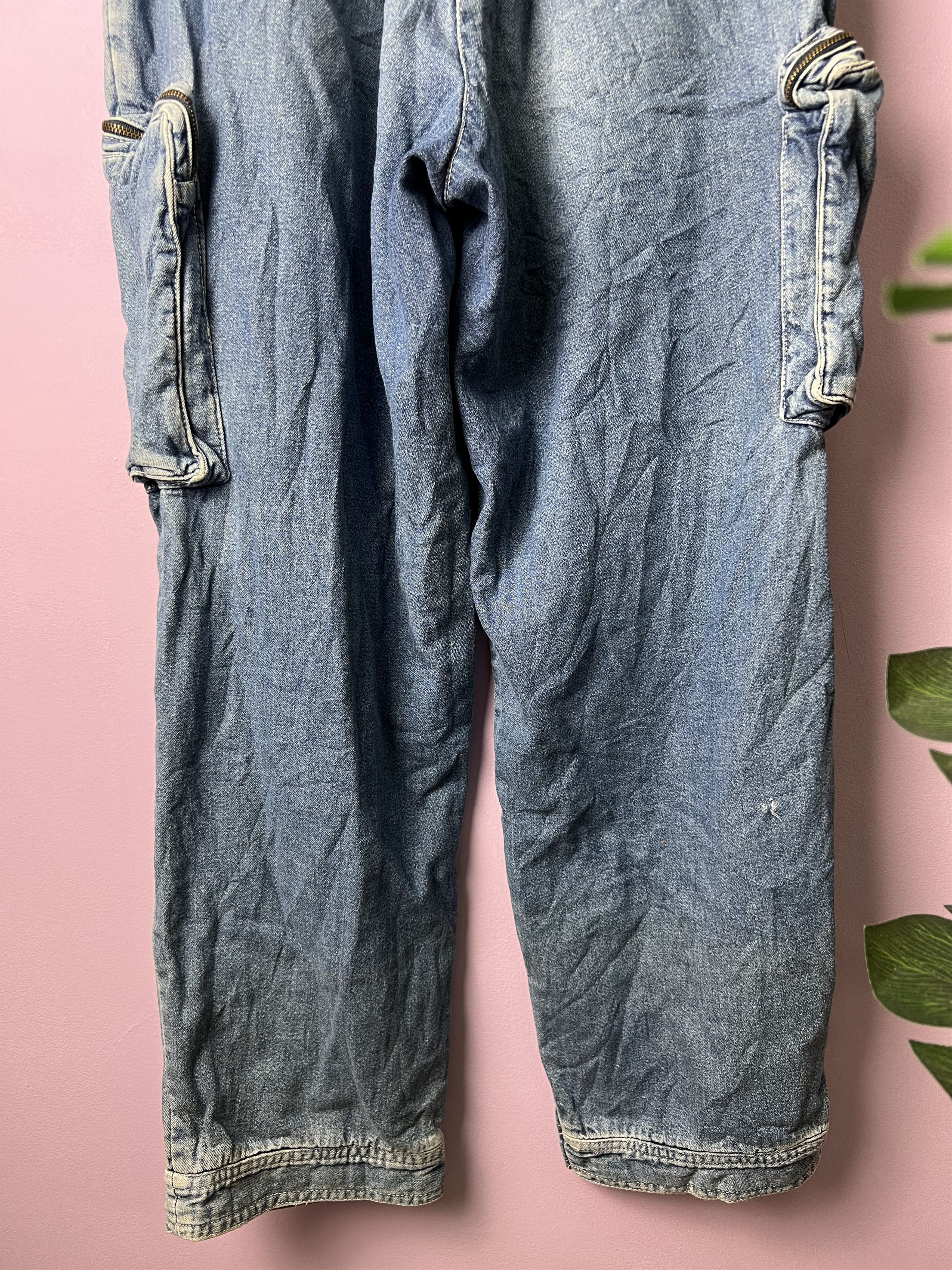 Japanese Brand 🔥Vintage Mc Yell Denim Cargo Pants Size US 28 / EU 44 - 12 Thumbnail
