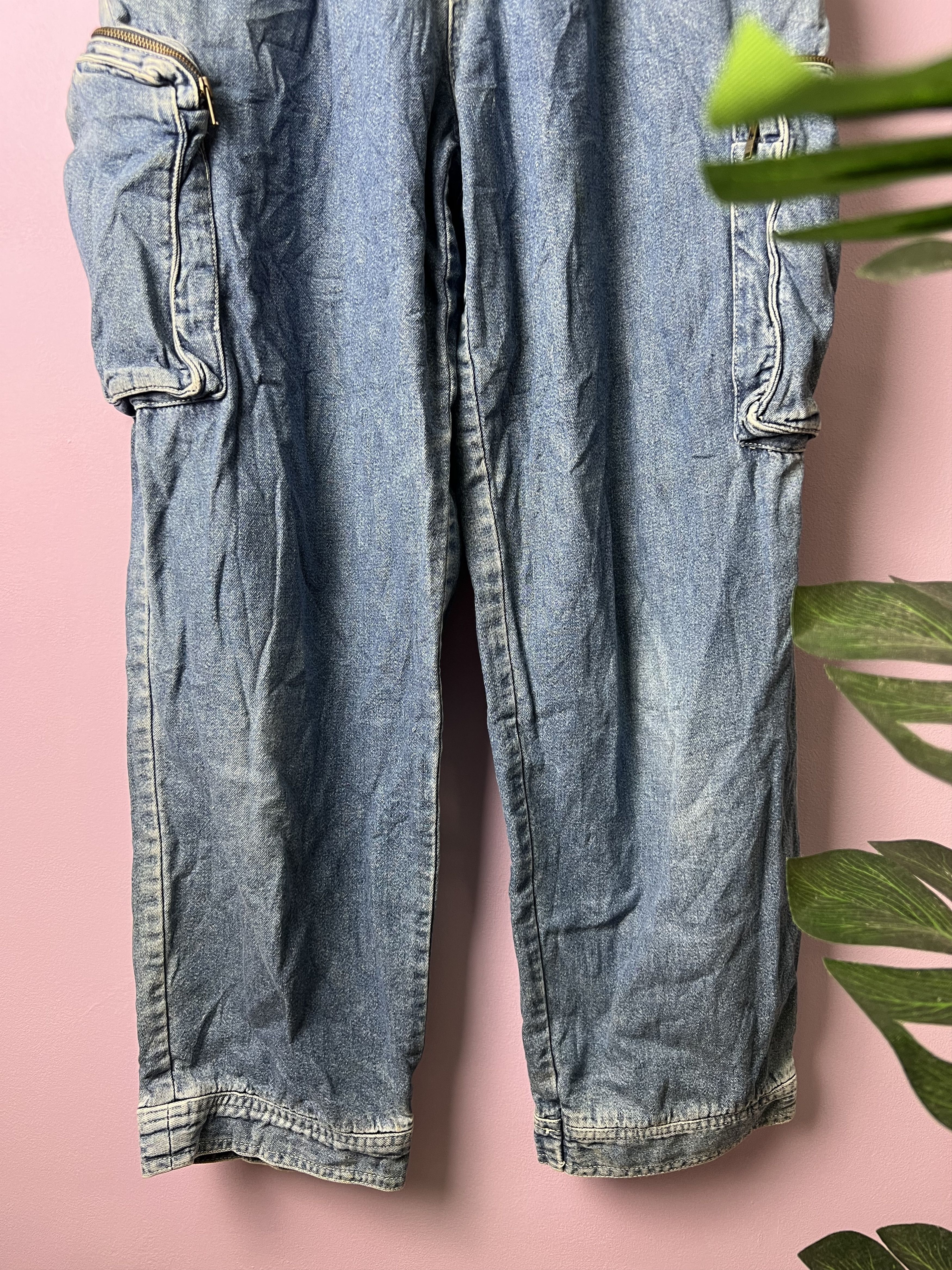Japanese Brand 🔥Vintage Mc Yell Denim Cargo Pants Size US 28 / EU 44 - 6 Thumbnail