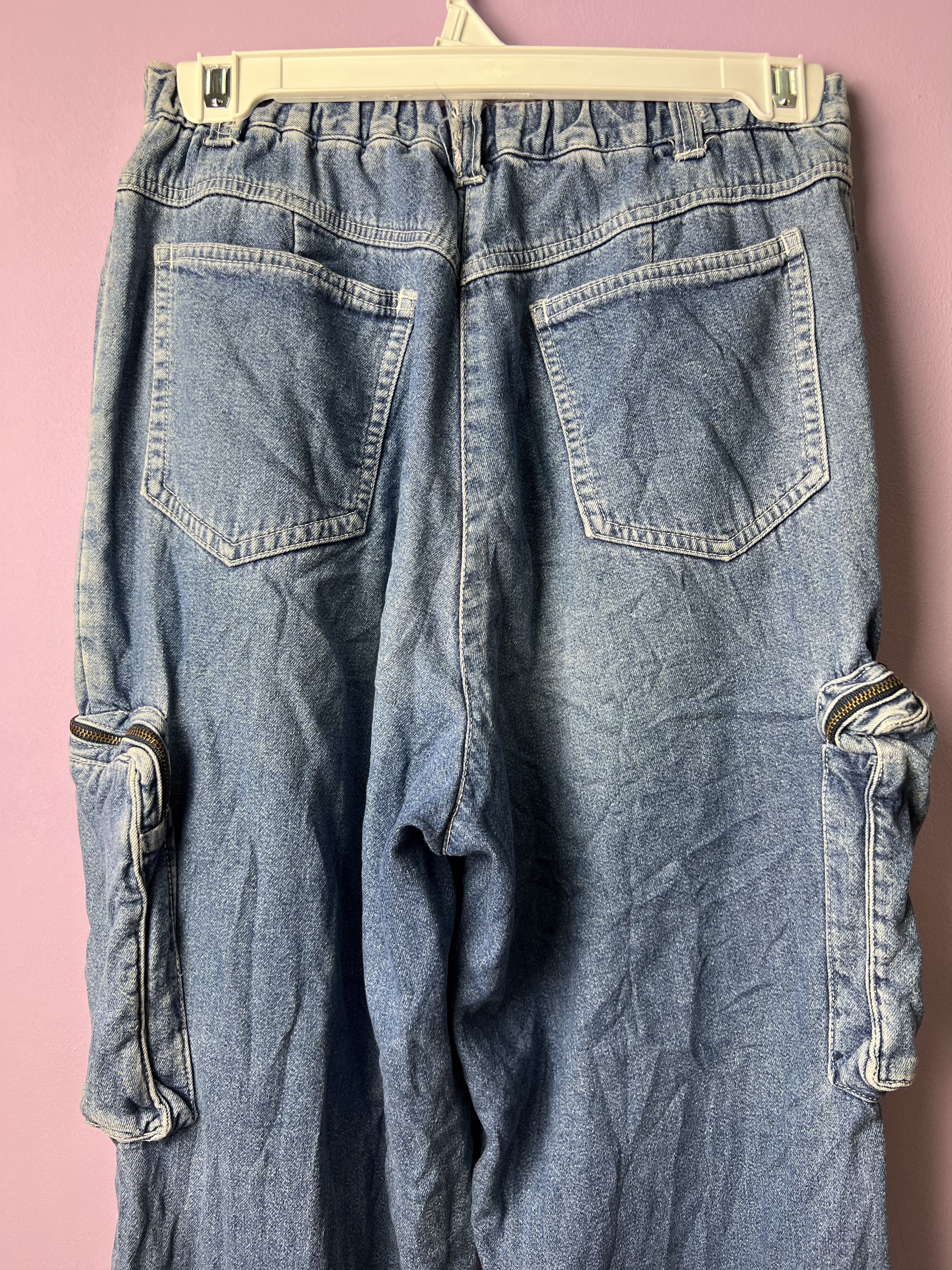 Japanese Brand 🔥Vintage Mc Yell Denim Cargo Pants Size US 28 / EU 44 - 11 Thumbnail