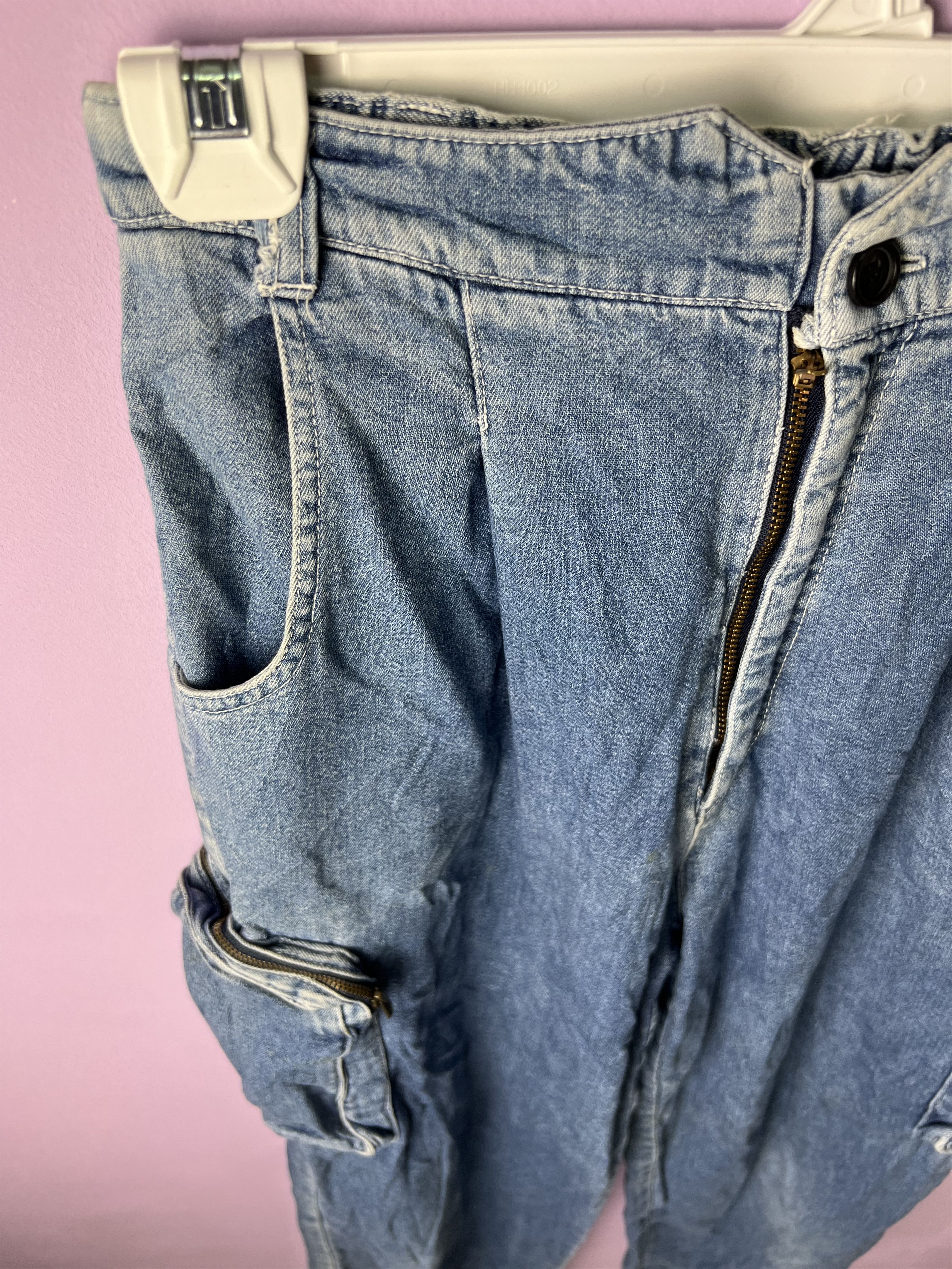 Japanese Brand 🔥Vintage Mc Yell Denim Cargo Pants Size US 28 / EU 44 - 8 Thumbnail