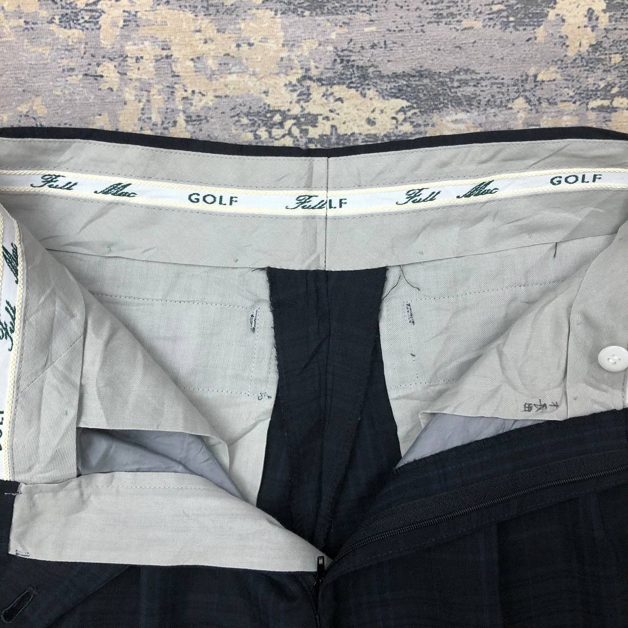 Japanese Brand P66 VTG TARTAN FULL MAC GOLF PANTS Size US 27 - 6 Thumbnail