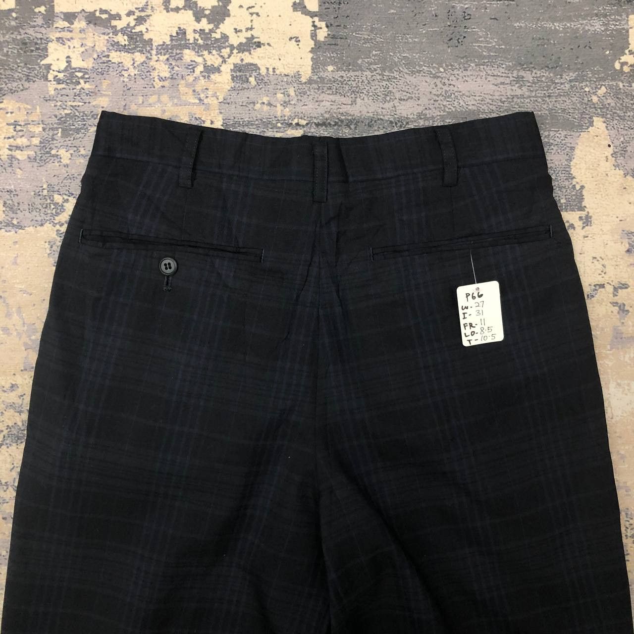 Japanese Brand P66 VTG TARTAN FULL MAC GOLF PANTS Size US 27 - 1 Thumbnail