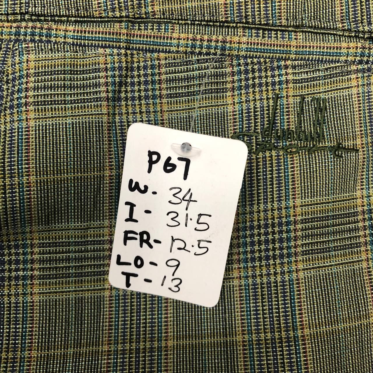 Alfred Dunhill P67 VTG DUNHILL SPORT TARTAN PANTS Size US 34 / EU 50 - 12 Thumbnail