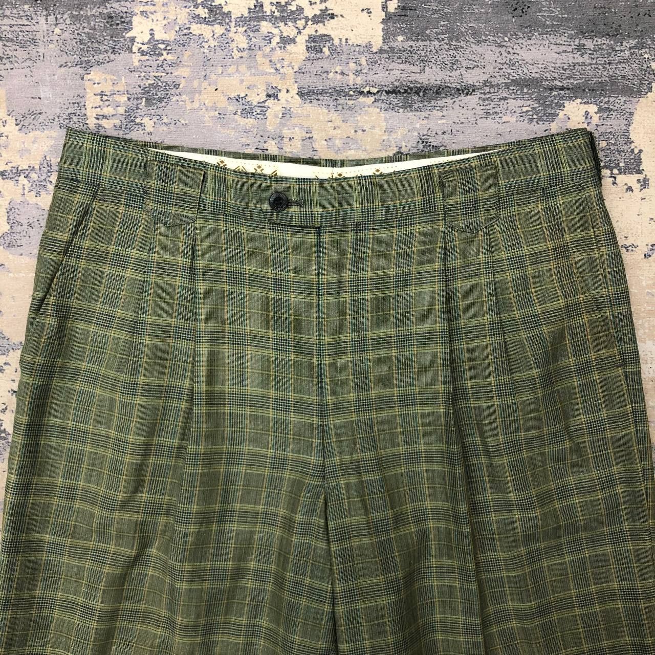 Alfred Dunhill P67 VTG DUNHILL SPORT TARTAN PANTS Size US 34 / EU 50 - 3 Thumbnail