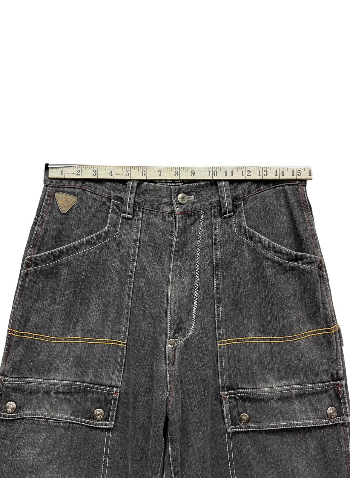 Hobo HOBO JAPAN Multi-pocket Carpenter Cargo Baggy Hip Hop Denim Size US 31 - 11 Thumbnail