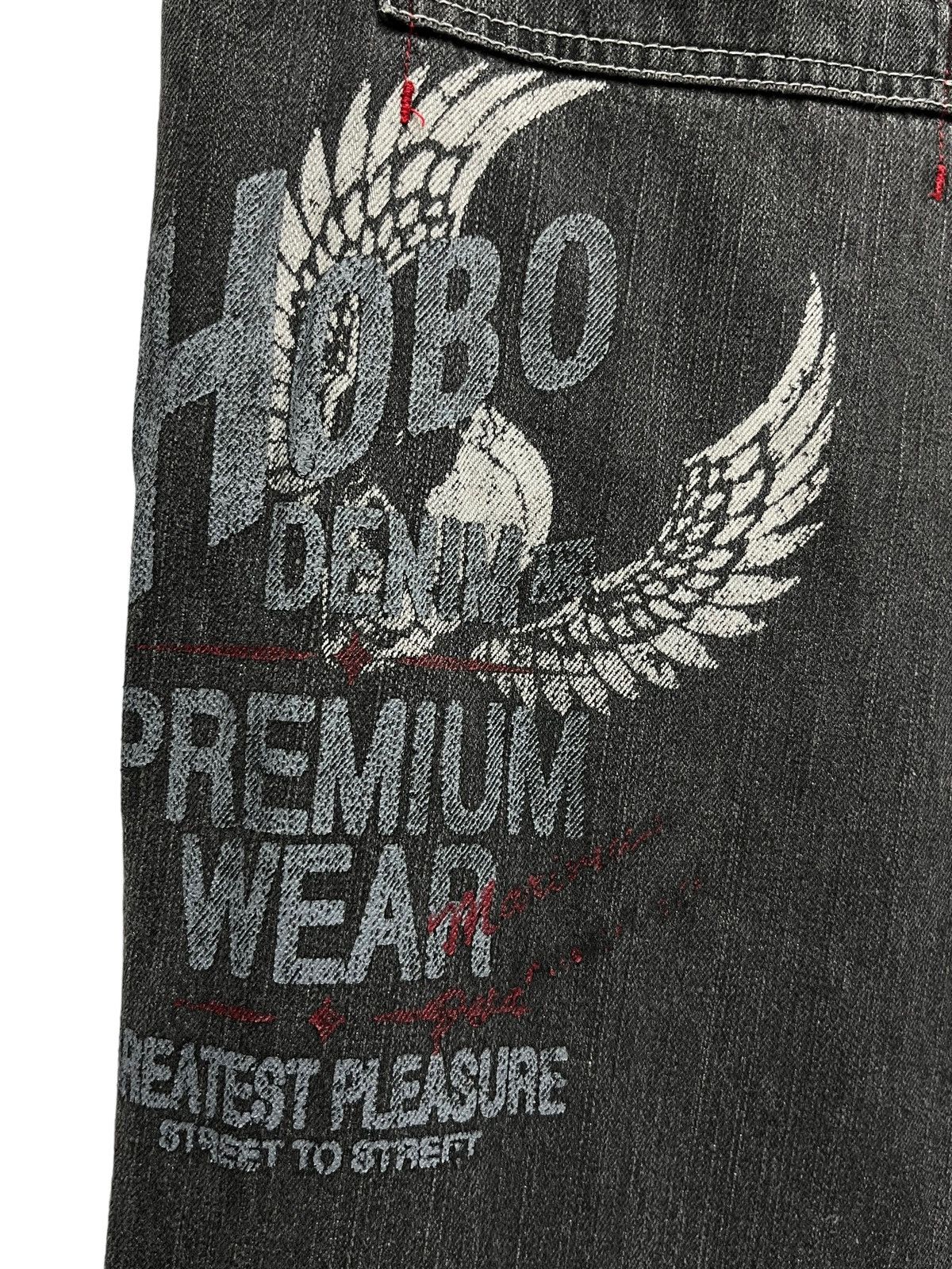 Hobo HOBO JAPAN Multi-pocket Carpenter Cargo Baggy Hip Hop Denim Size US 31 - 5 Thumbnail