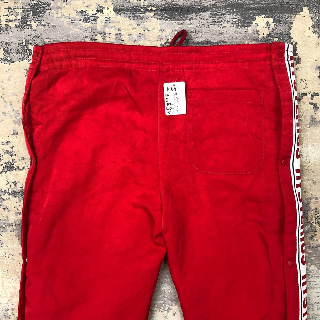 Hysteric Glamour P69 HYSTERIC GLAMOUR MINI SWEATPANTS SIDE TAPE LOGO Size US 31 - 4 Thumbnail