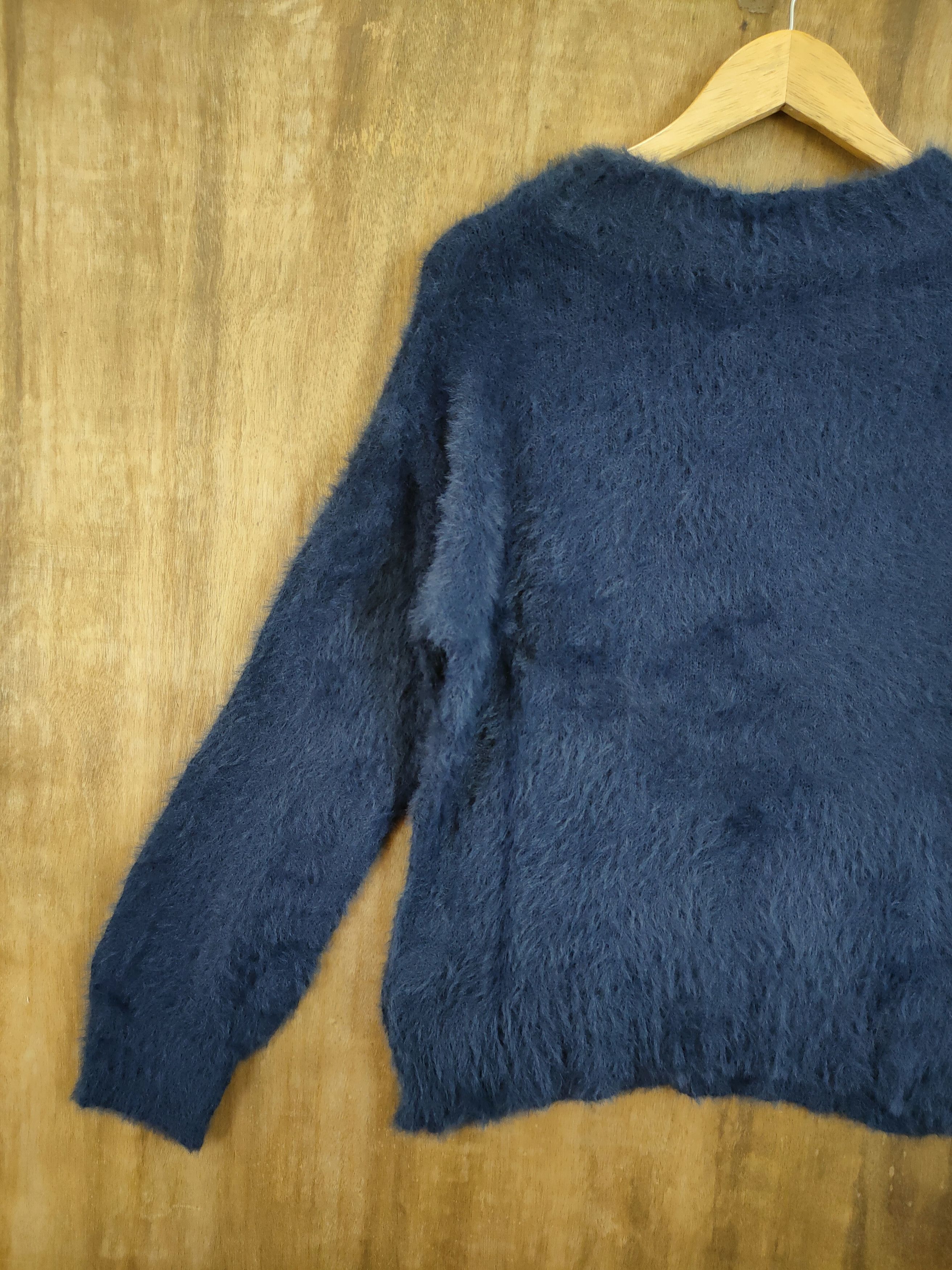 Aran Isles Knitwear D Earth japan mohair shaggy fur knitwear sweatshirt #46-1031 Size US M / EU 48-50 / 2 - 10 Thumbnail