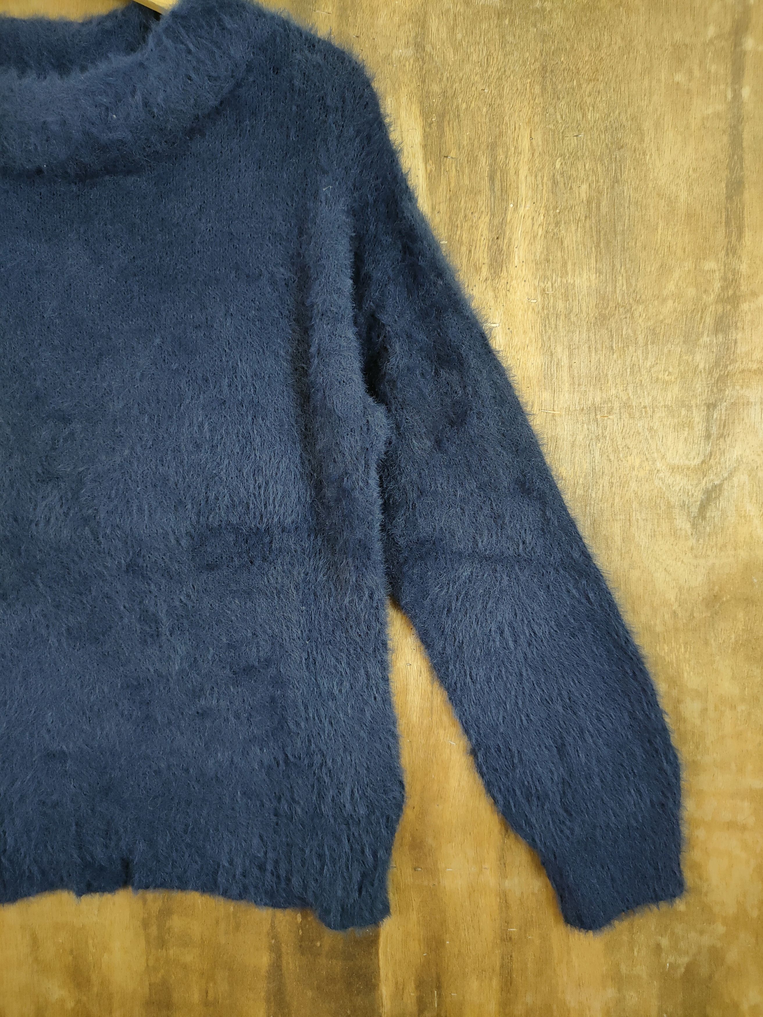 Aran Isles Knitwear D Earth japan mohair shaggy fur knitwear sweatshirt #46-1031 Size US M / EU 48-50 / 2 - 3 Thumbnail