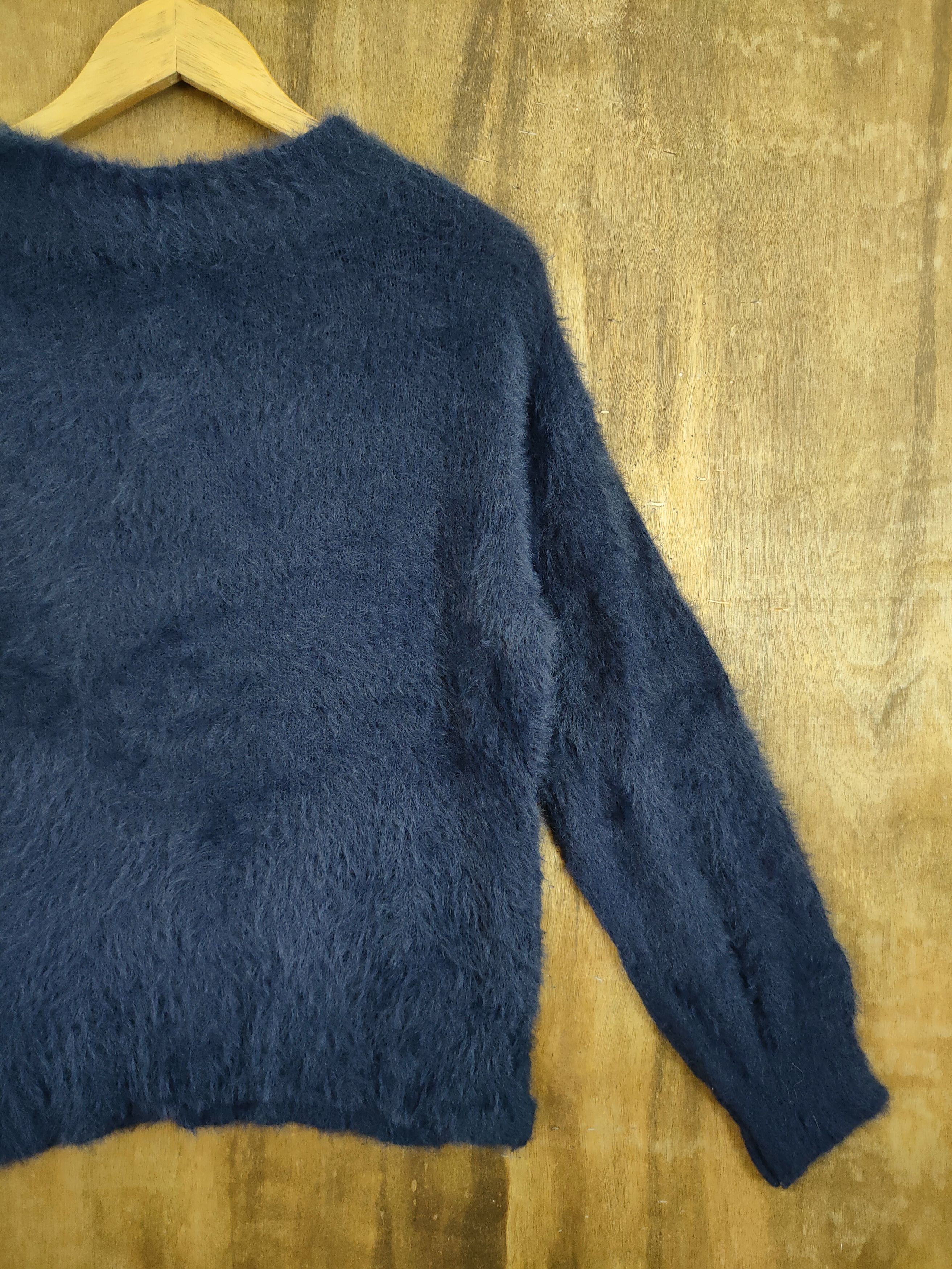 Aran Isles Knitwear D Earth japan mohair shaggy fur knitwear sweatshirt #46-1031 Size US M / EU 48-50 / 2 - 11 Thumbnail