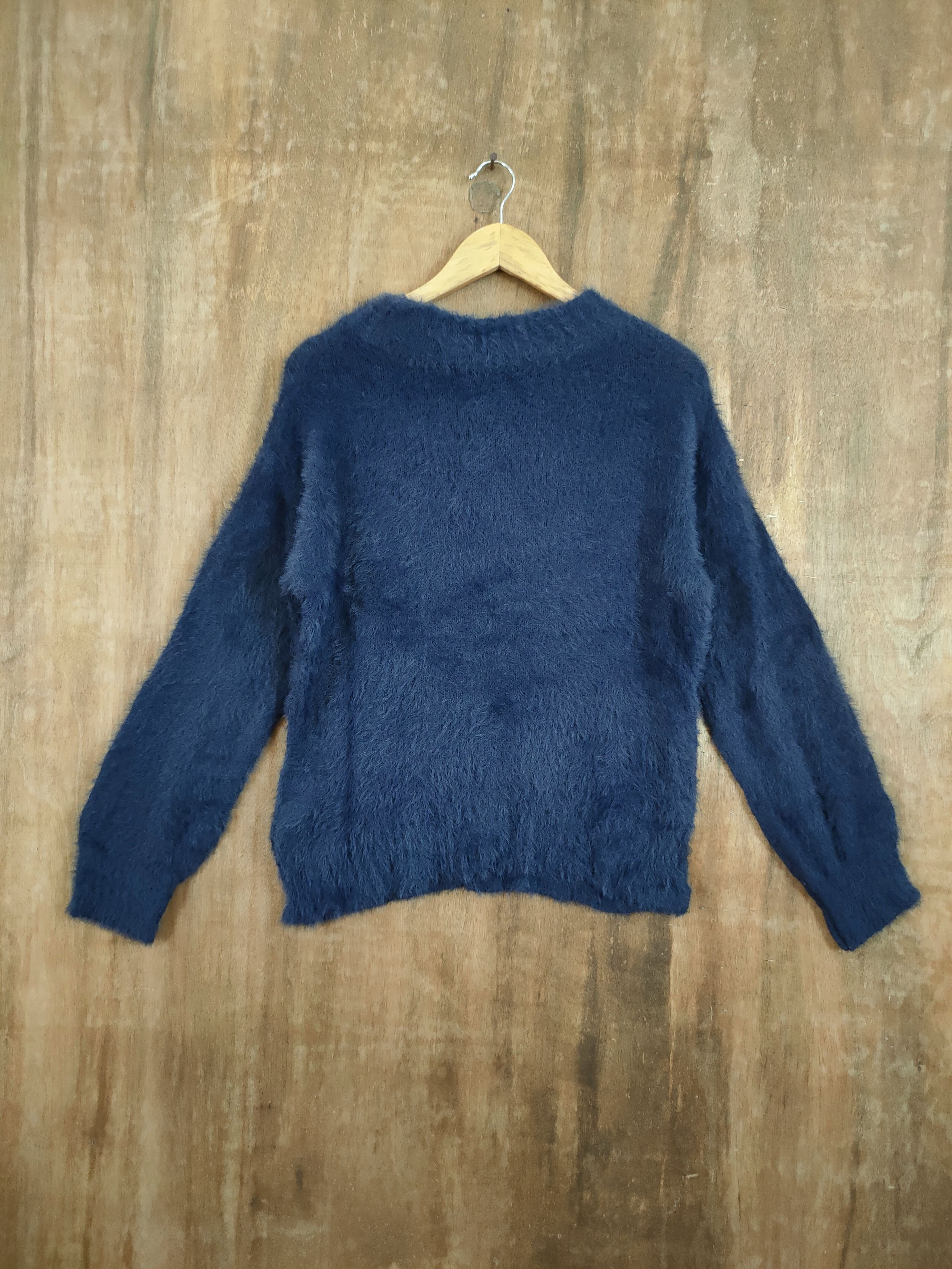 Aran Isles Knitwear D Earth japan mohair shaggy fur knitwear sweatshirt #46-1031 Size US M / EU 48-50 / 2 - 9 Thumbnail
