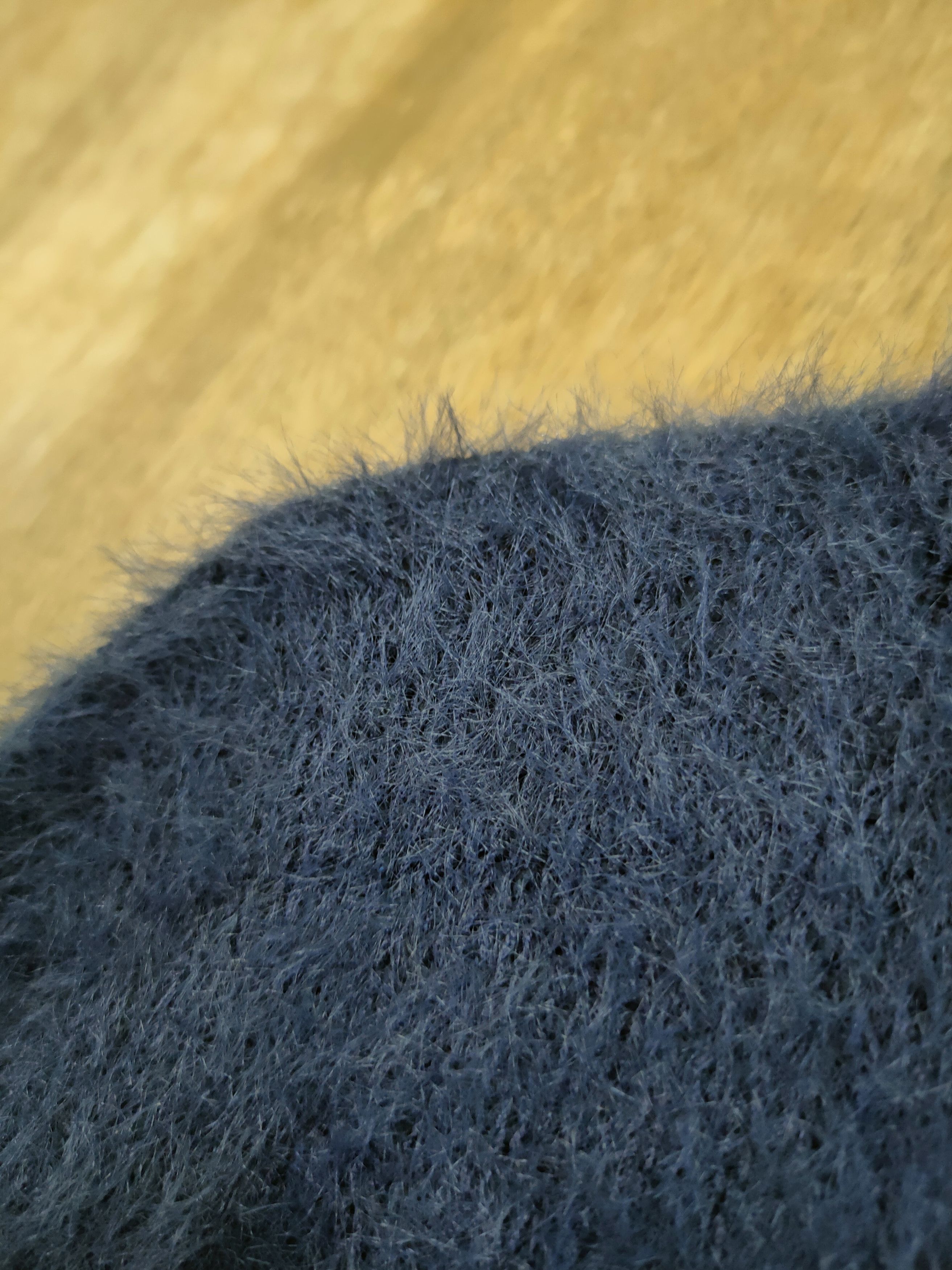 Aran Isles Knitwear D Earth japan mohair shaggy fur knitwear sweatshirt #46-1031 Size US M / EU 48-50 / 2 - 4 Thumbnail