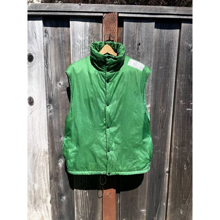 N. Hoolywood N. Hoolywood Reversible Liner Vest - Green Sz L