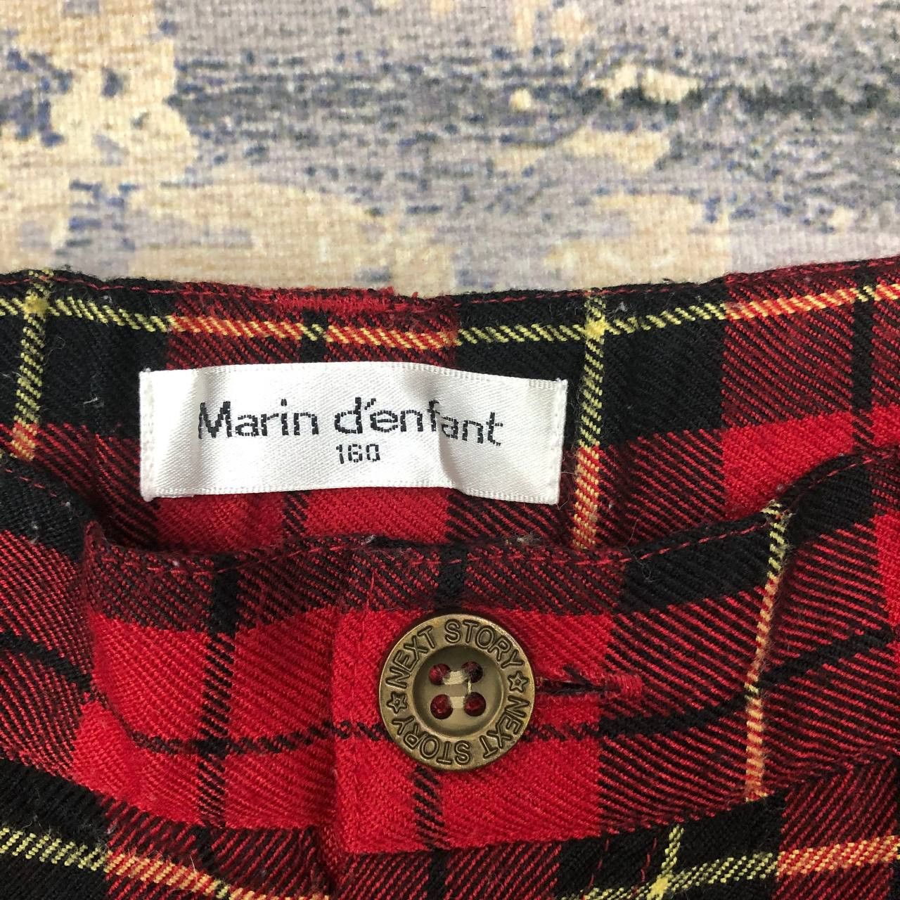 Japanese Brand P72 PUNK MARIN D'ENFANT TARTAN CARGO PANTS Size US 29 - 5 Thumbnail
