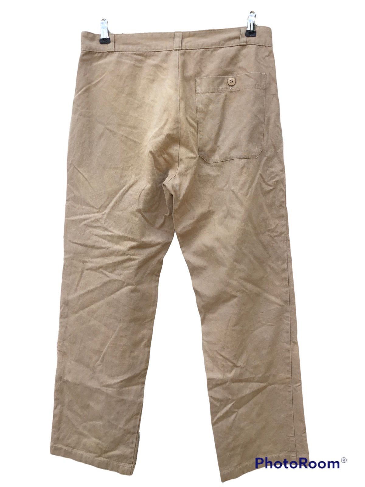 image of Liopard Normand - Vintage Danton Double Knee Pants in Beige, Men's (Size 32)