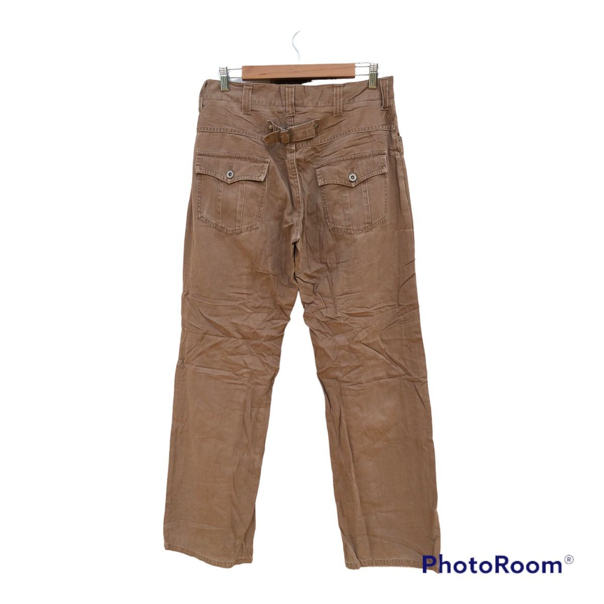 Kansai Yamamoto × Sisley Kansai Yamamoto - Sissy Buckets Khaki Pants Size US 34 / EU 50 - 2 Thumbnail