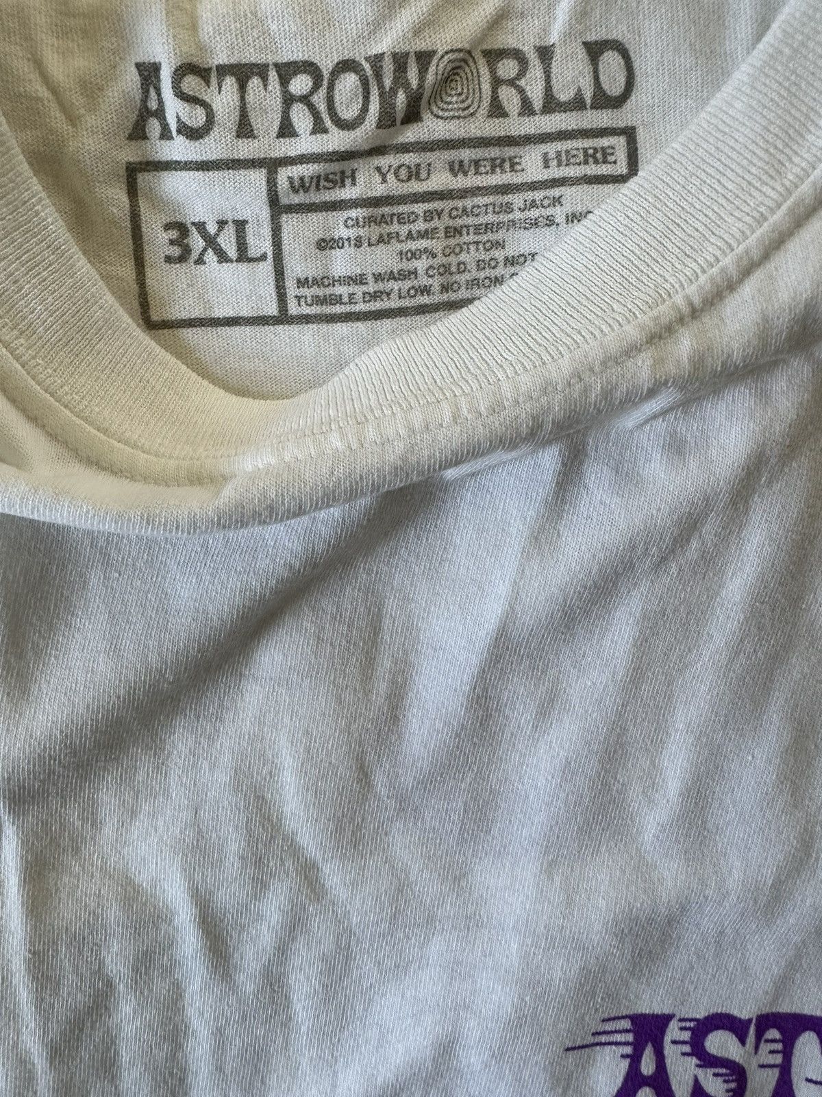 Travis Scott Travis Scott astroworld tour tee LA Forum XXXL white Size US XXL / EU 58 / 5 - 5 Thumbnail