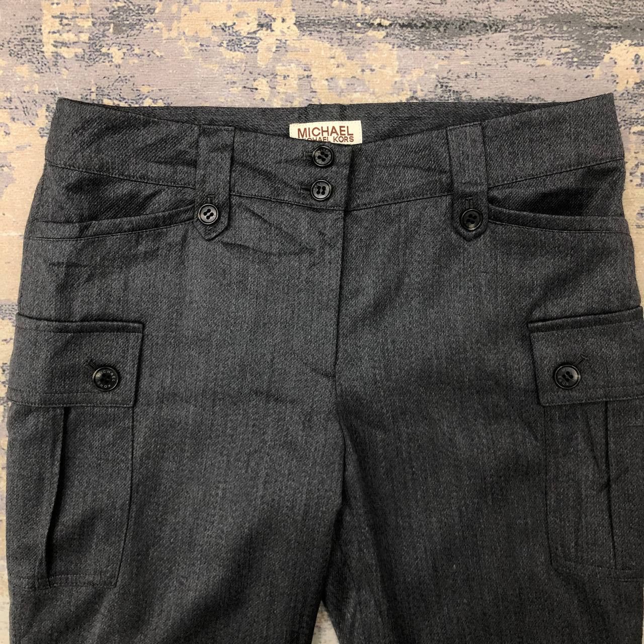 Japanese Brand × Michael Kors P76 MICHAEL KORS FLARED CARGO PANTS Size 26" / US 2 / IT 38 - 3 Thumbnail