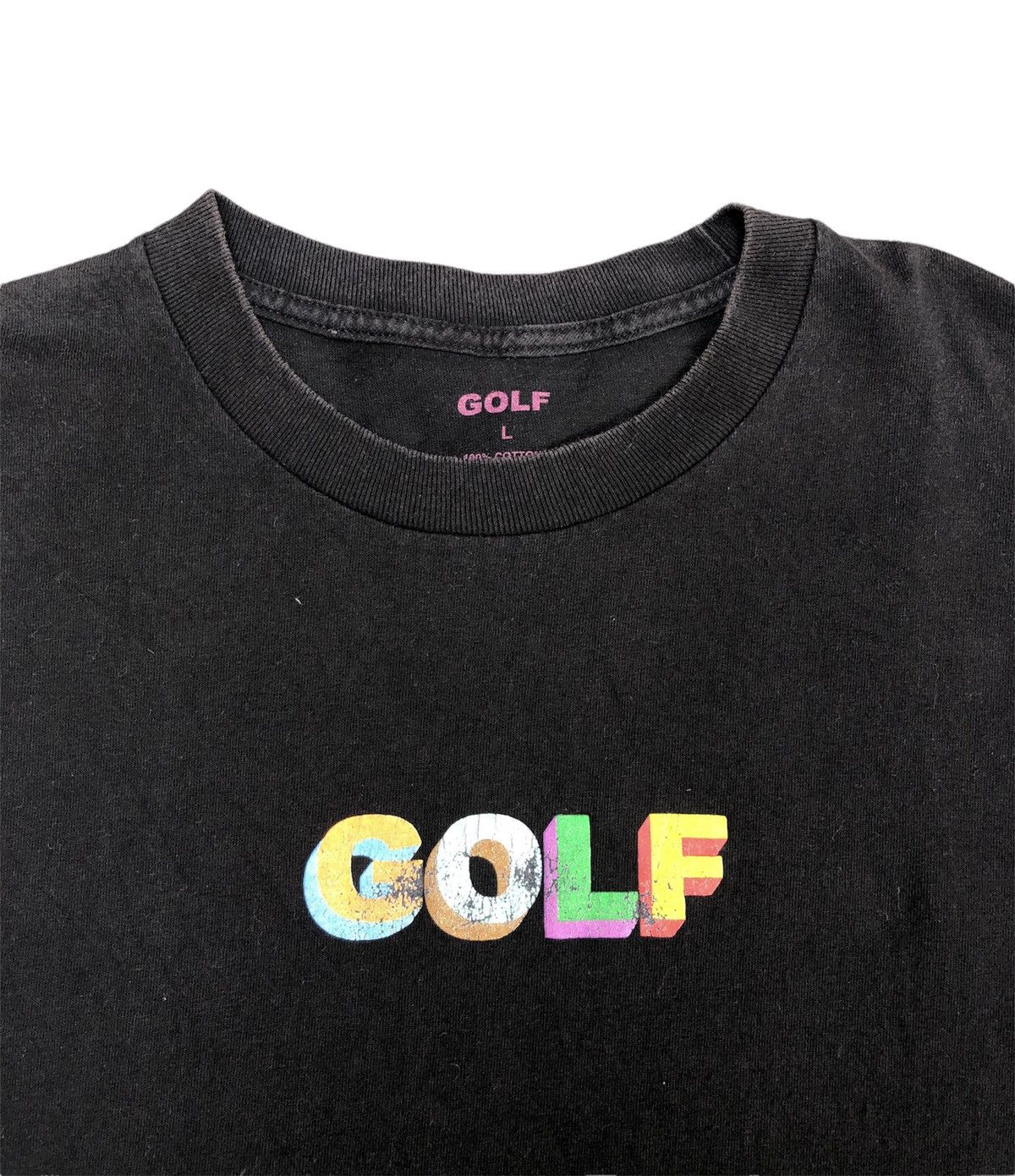 Golf Wang Golf Wang Colourful GOLF 3D Logo Font Tshirt Size US L / EU 52-54 / 3 - 1 Thumbnail