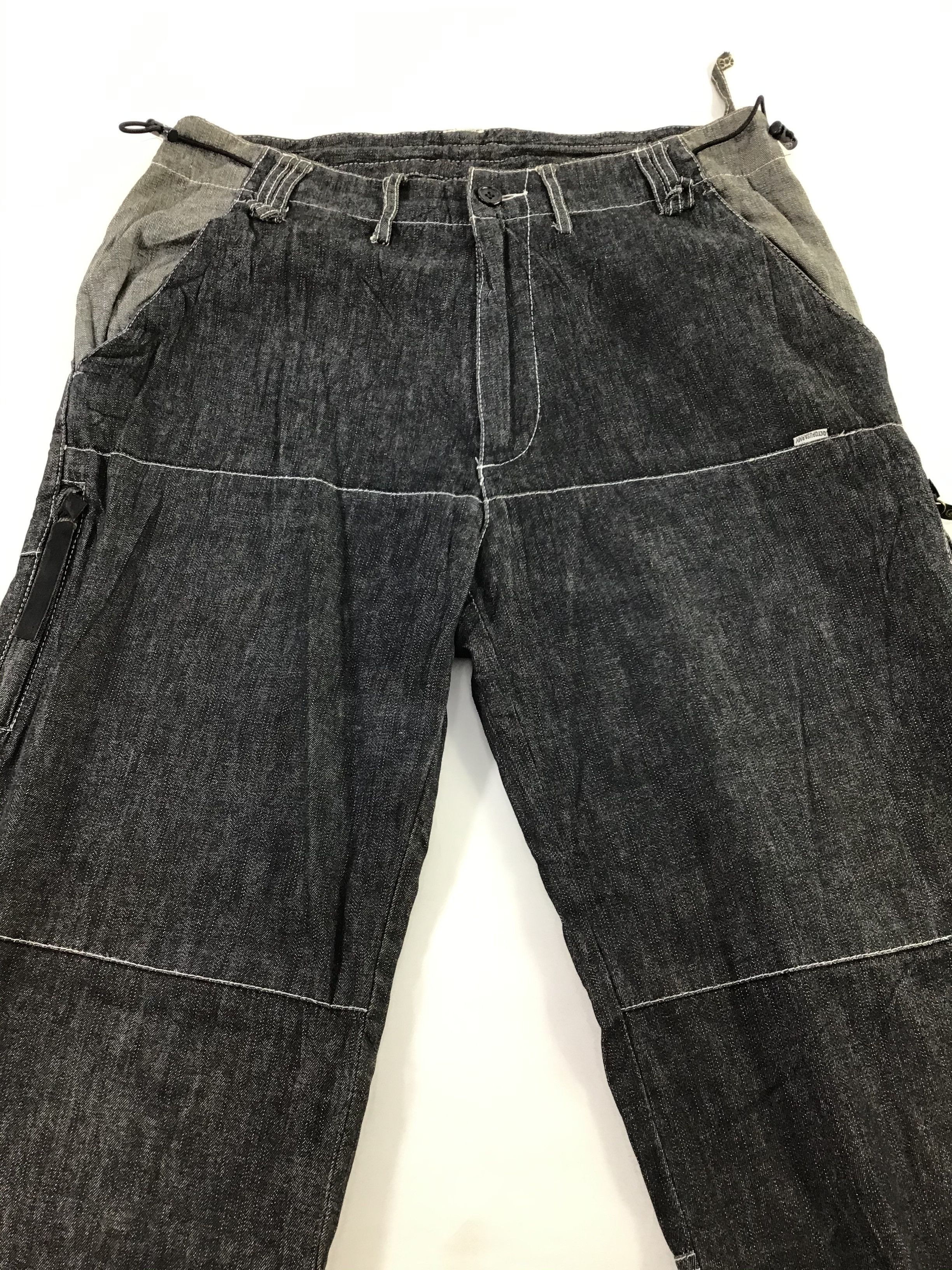 Japanese Brand Octopus Army Multi Pocket Parachute Denim Cargo Pant -J110 Size US 31 - 3 Thumbnail