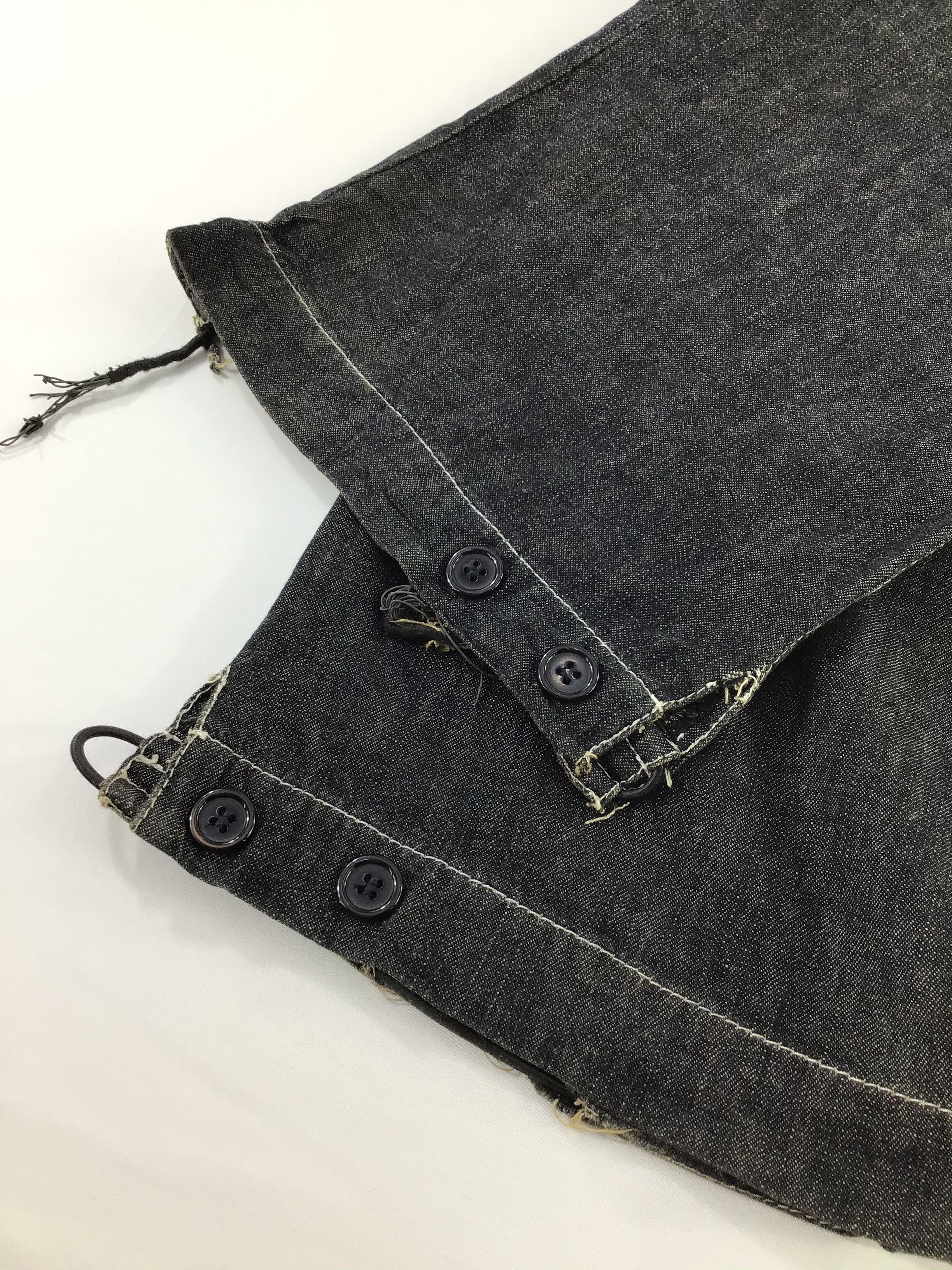 Japanese Brand Octopus Army Multi Pocket Parachute Denim Cargo Pant -J110 Size US 31 - 5 Thumbnail