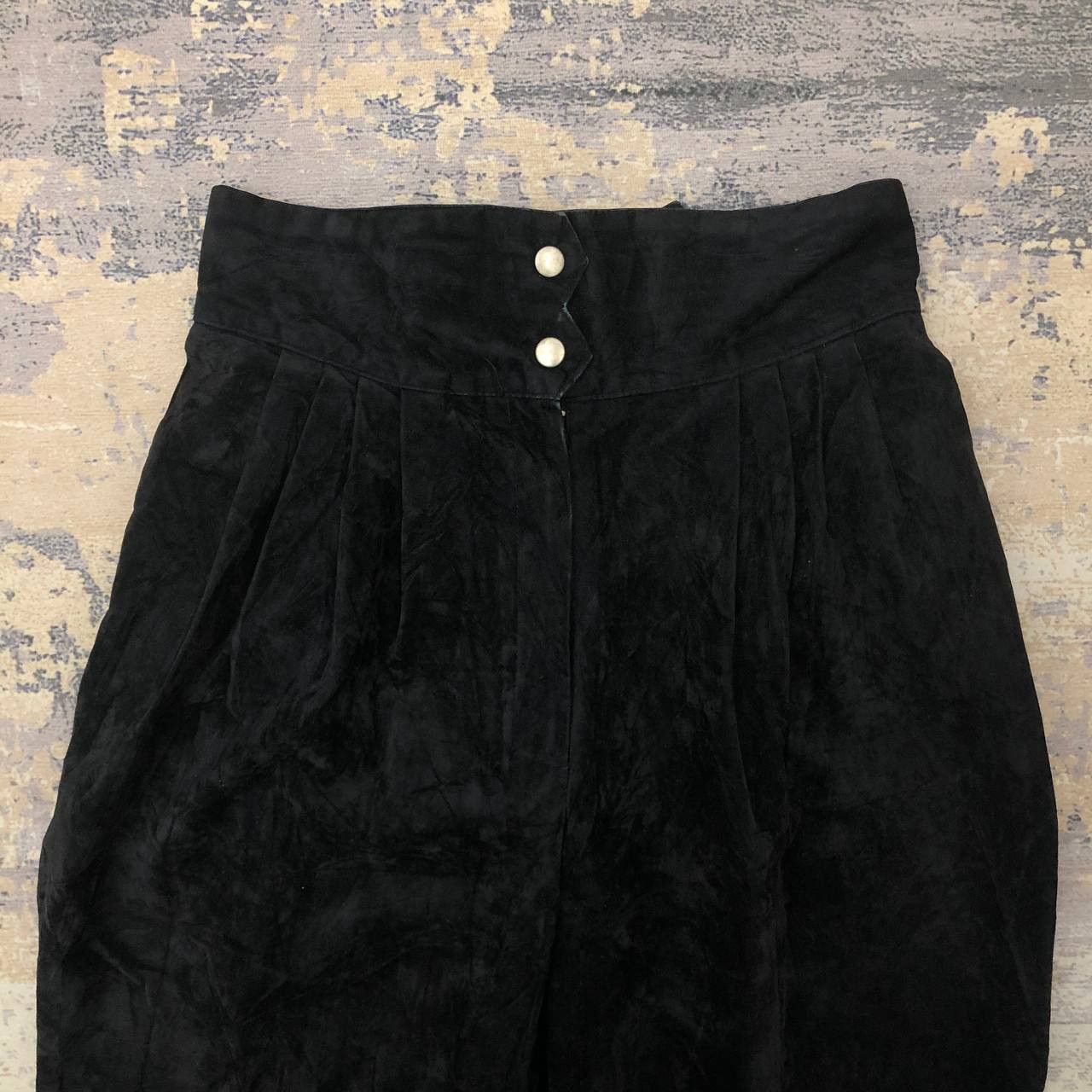 Japanese Brand P77 SHIKAWA JAPAN SUEDE LEATHER PANTS SIZE L Size 26" / US 2 / IT 38 - 4 Thumbnail