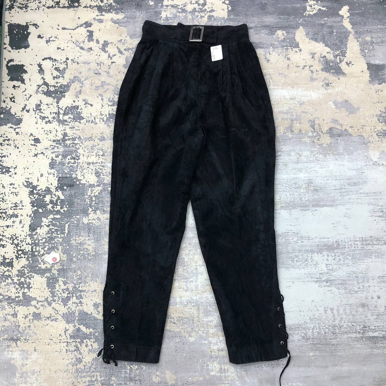 Japanese Brand P77 SHIKAWA JAPAN SUEDE LEATHER PANTS SIZE L Size 26" / US 2 / IT 38 - 2 Thumbnail