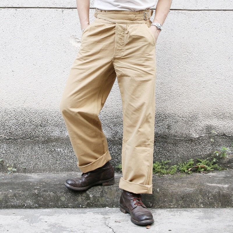 image of Ghurka x Tornado Mart Sinme Japan Military Surge Cotton Gurkha Pants, Men's (Size 29)