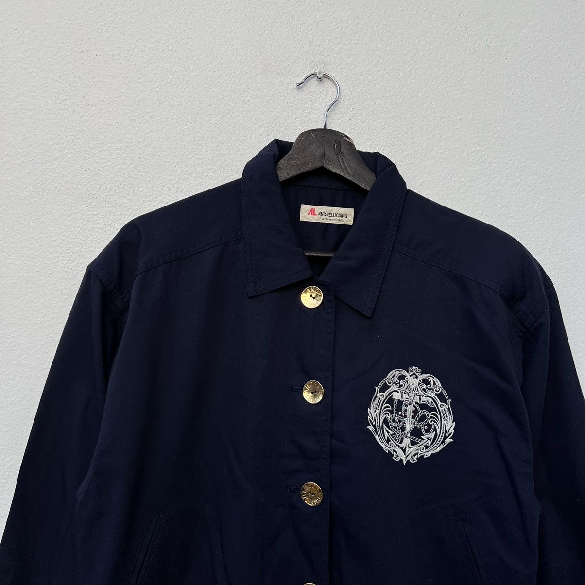 Japanese Brand VINTAGE ANDRE LUCIANO BIG LOGO BOMBER JACKET Size US S / EU 44-46 / 1 - 3 Thumbnail